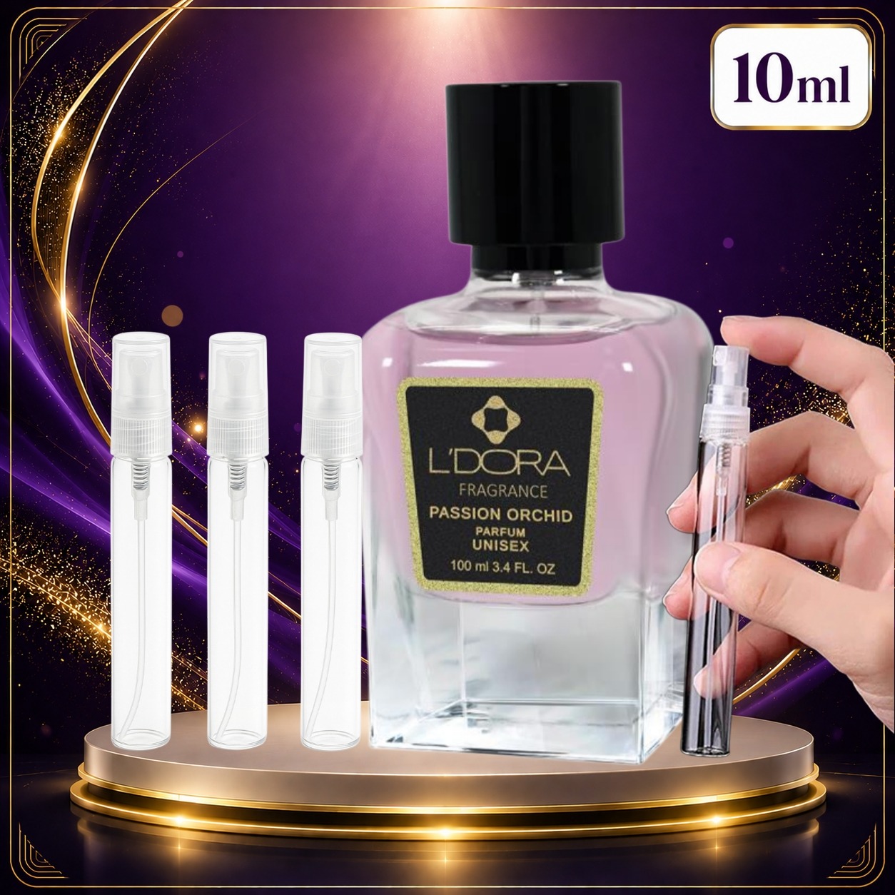 تستر 10 میل پرفیوم PASSION ORCHID لدورا