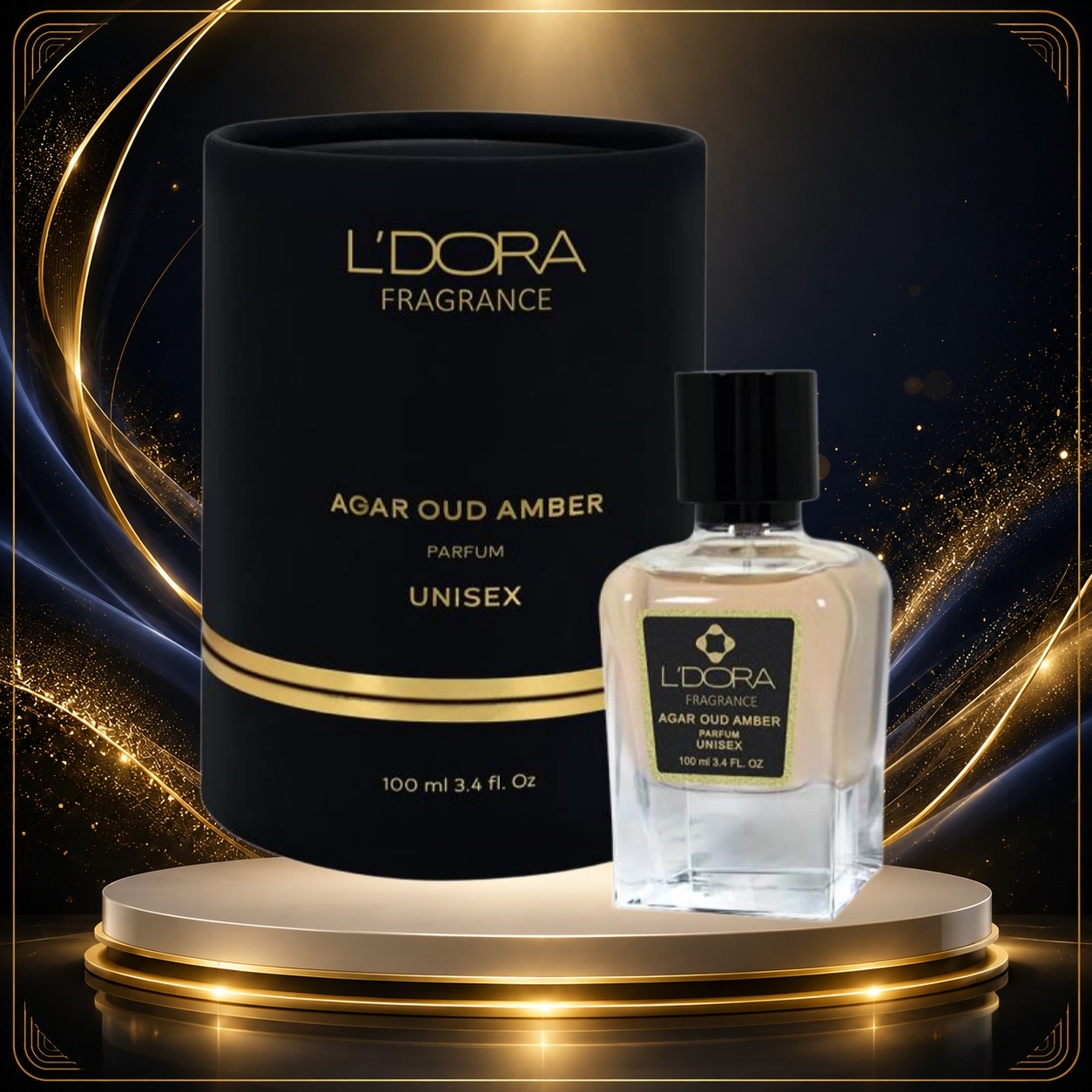 پرفیوم AGAR OUD AMBER لدورا