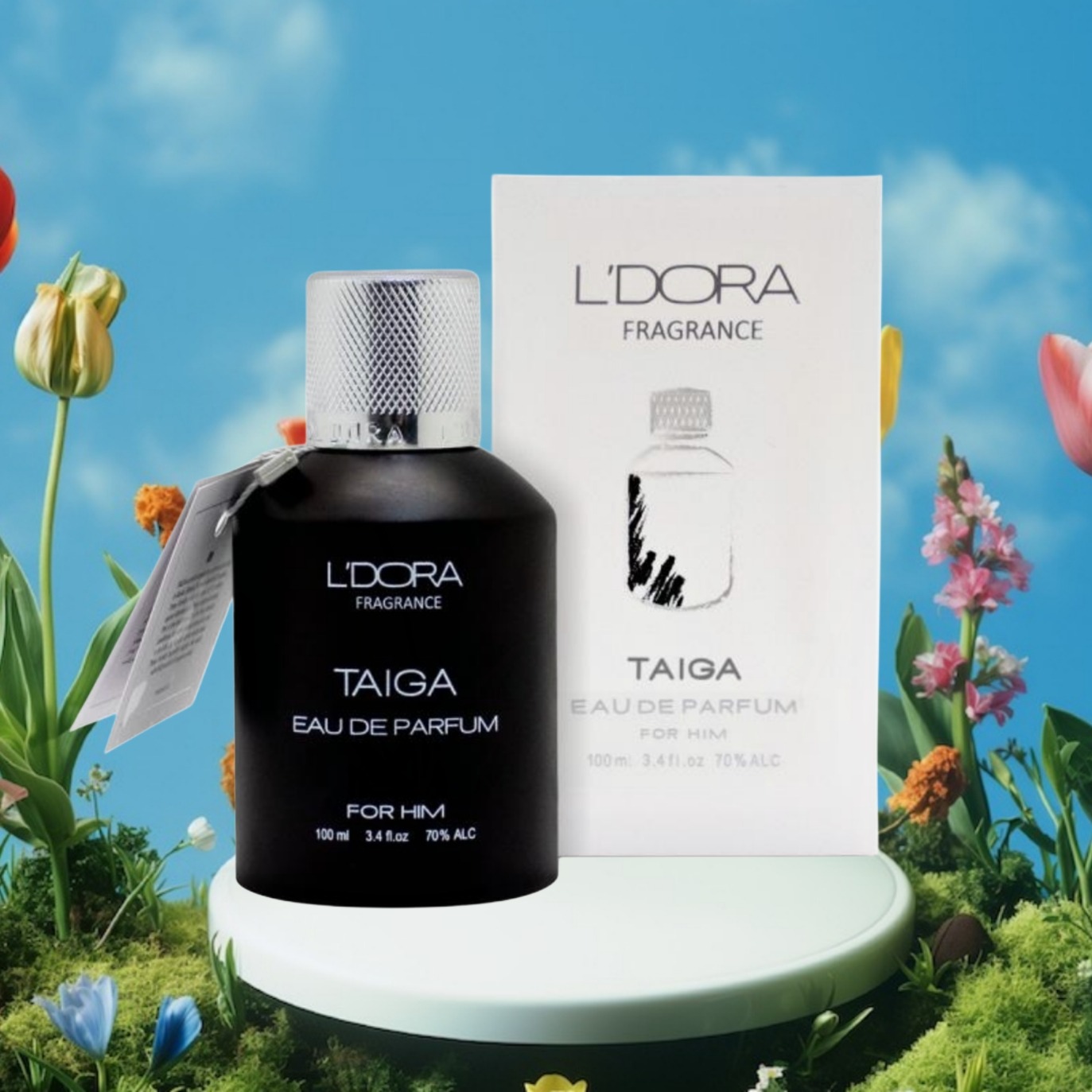 ادوپرفیوم مردانه مدل TAIGA لدورا