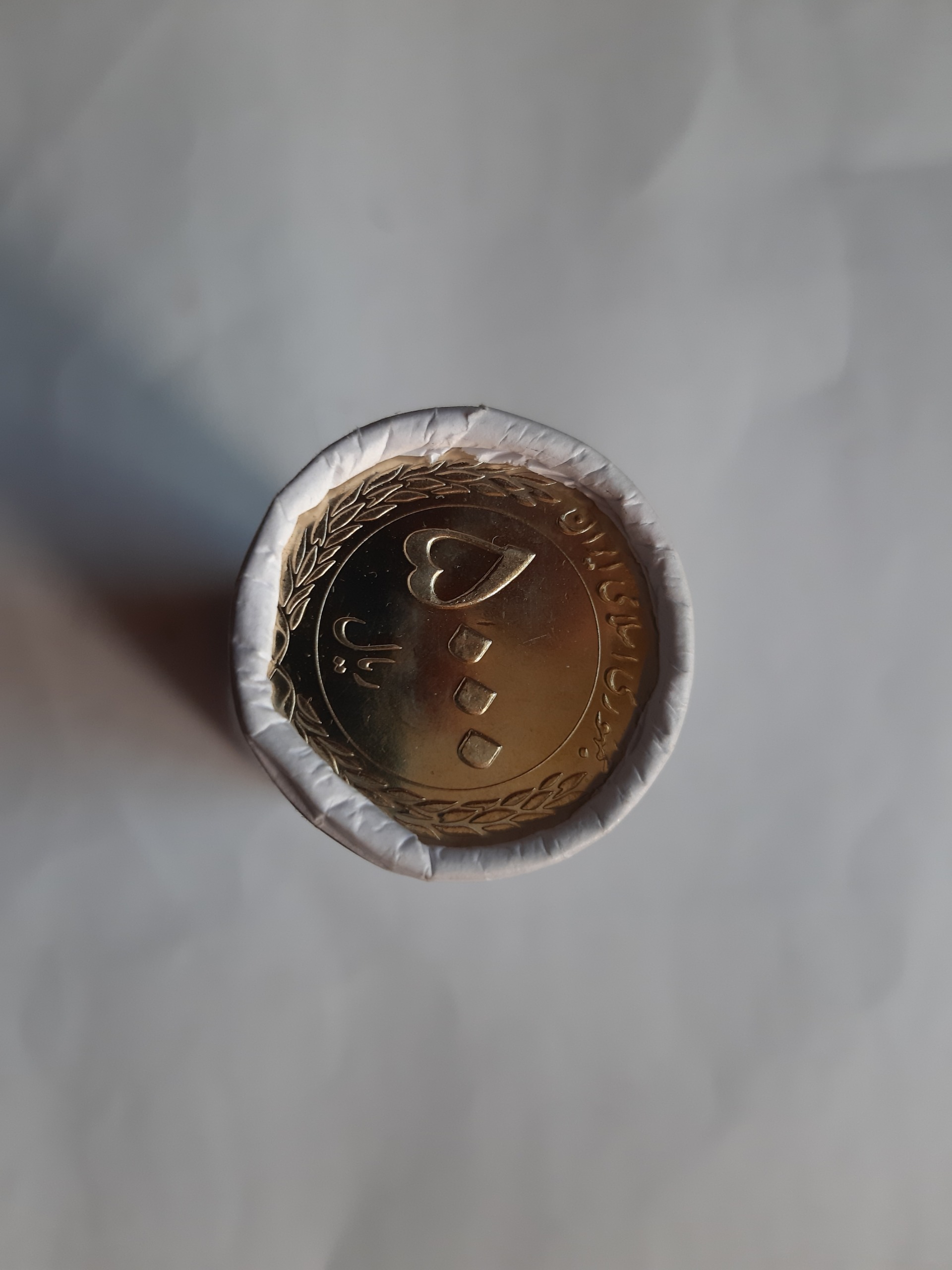 رول   50 عددی سکه 5000 ریالی خیلی کمیاب 1394