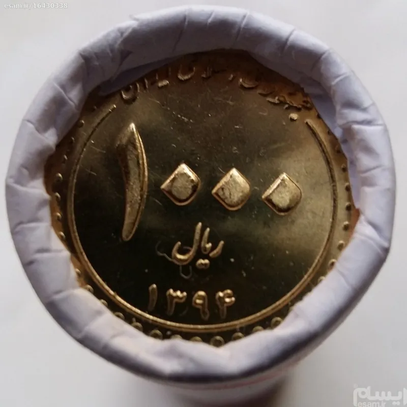 رول 50 عددی سکه 1000 ریالی خیلی کمیاب 1394
