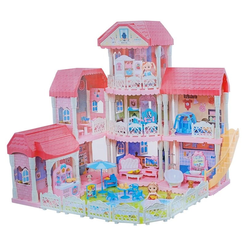 خانه عروسکی مدل CASTLE VILLA FUNNY DIY کد 430009