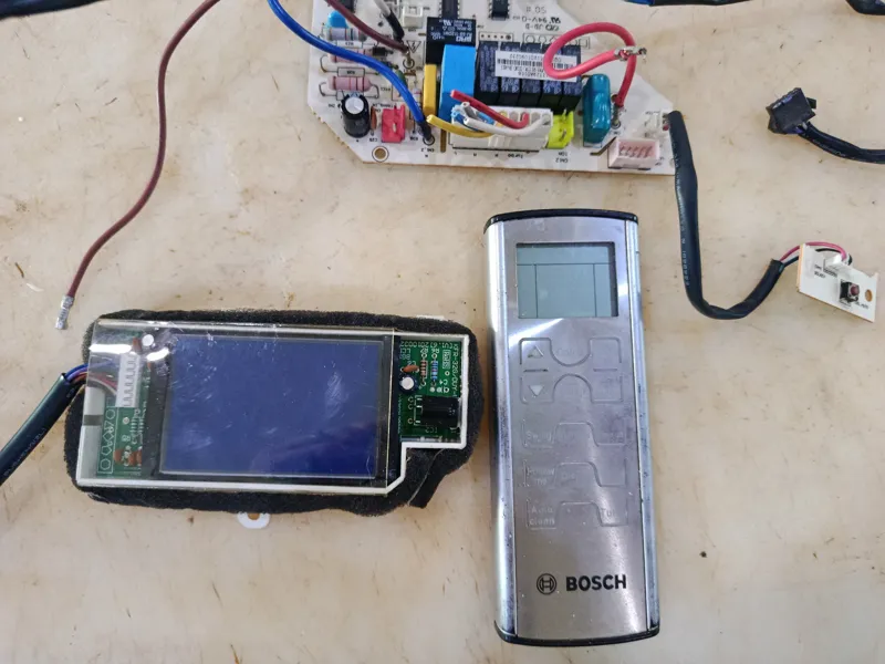 برد داخلی کولر اسپلیت بوش با کنترل و نمایشگر