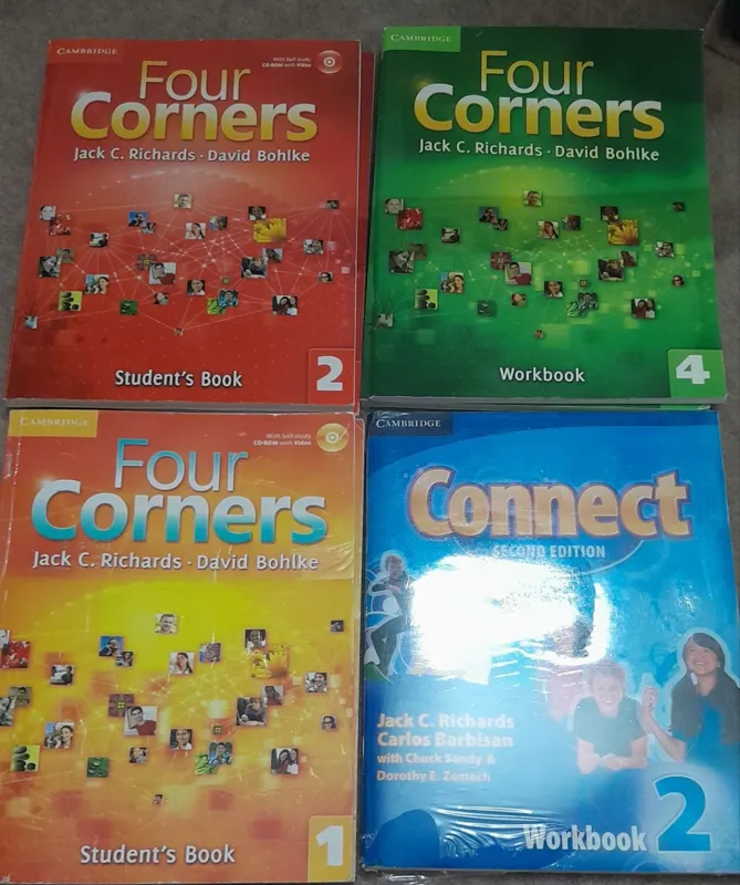 3 جلد کتاب آموزش زبان انگلیسی فور کورنرز