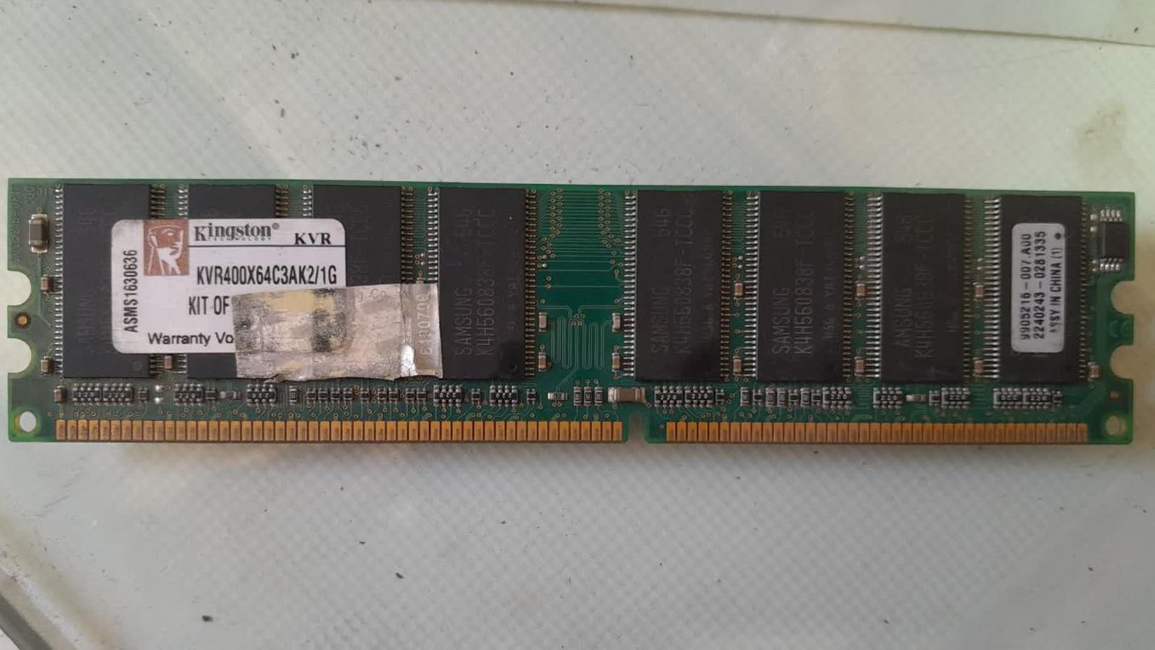 RAM 1G DDR 400 Kingston