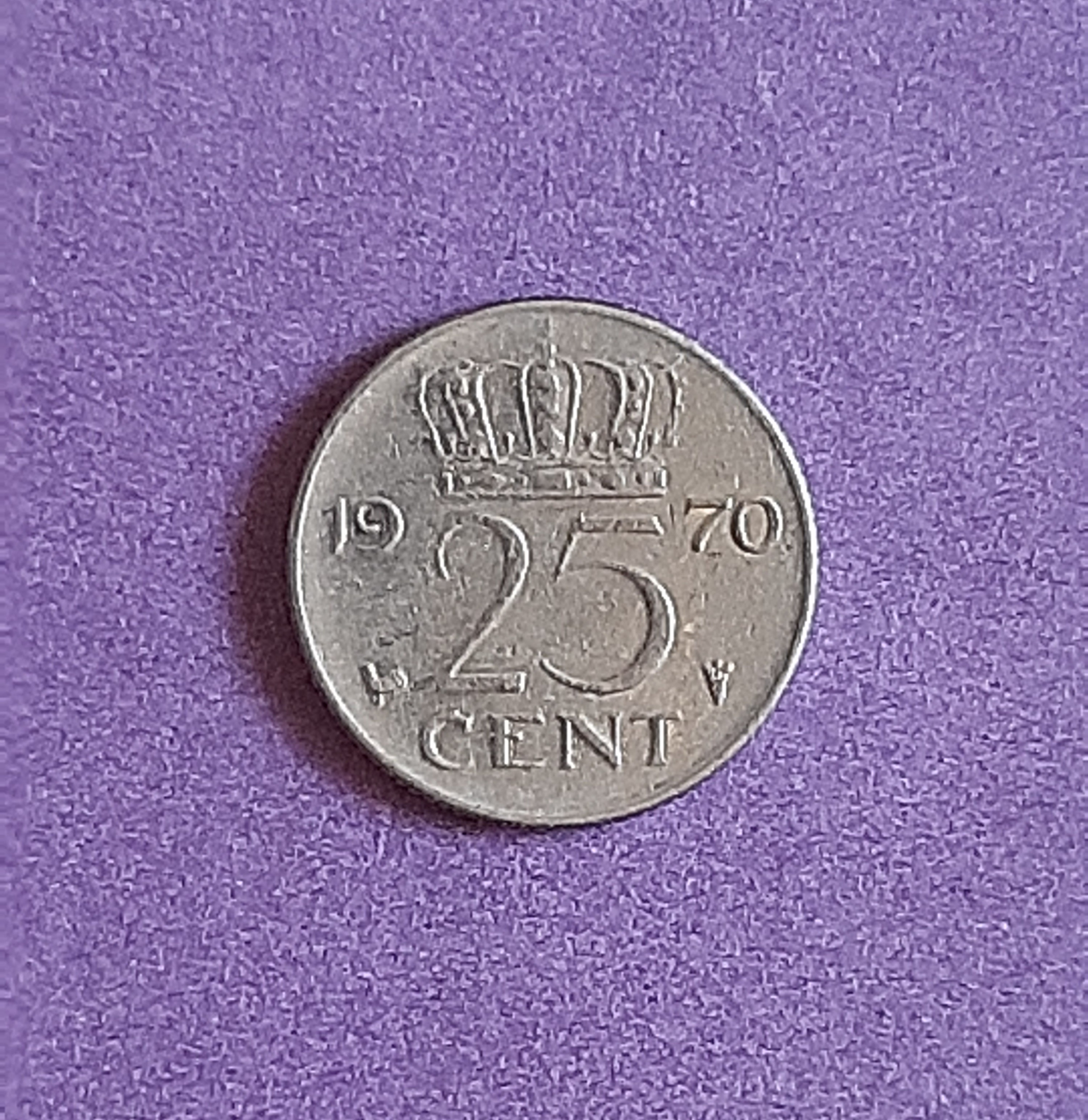 سکه 25 سنت هلند (1970)