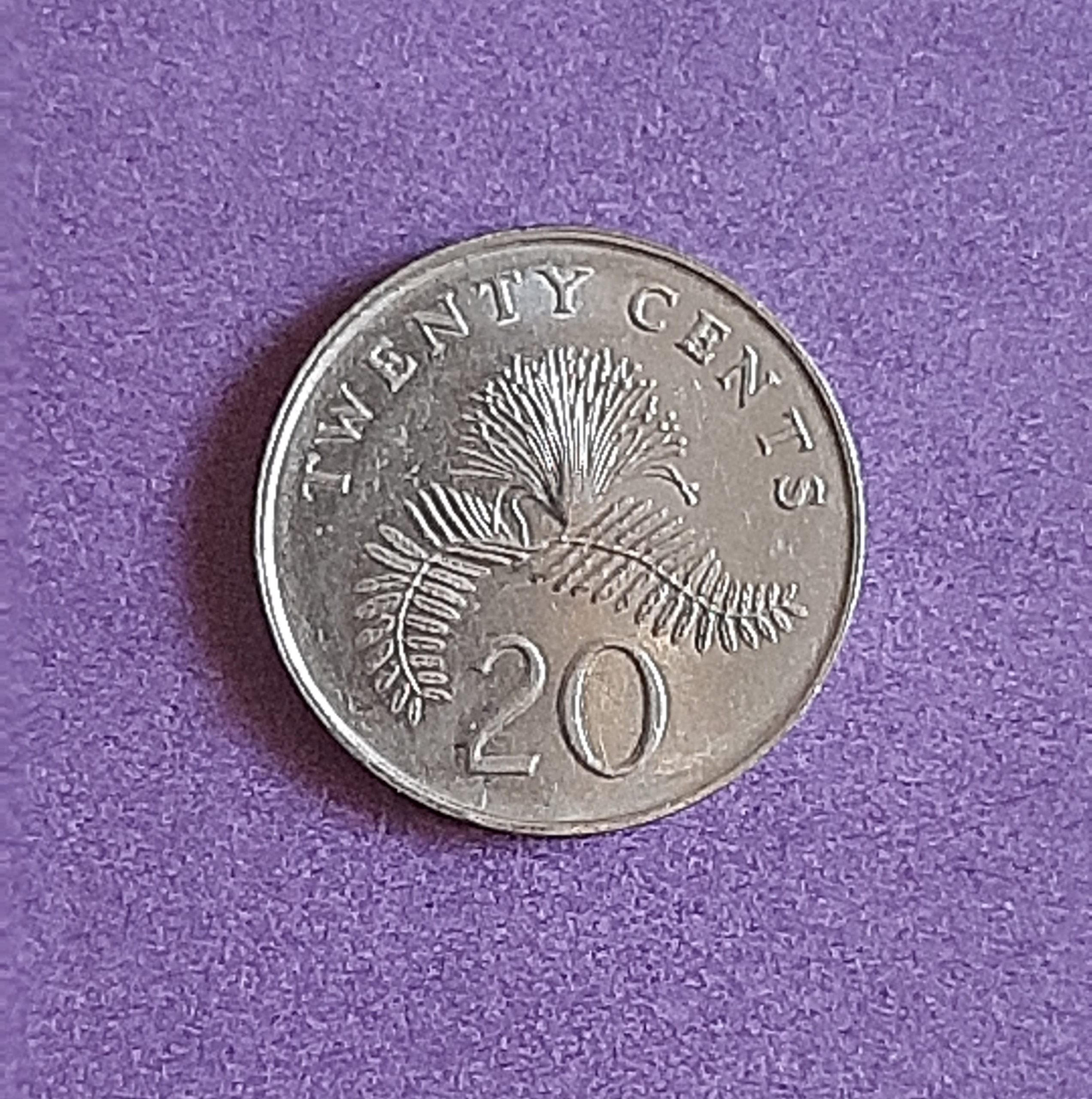 سکه 20 سنت سنگاپور (2000)