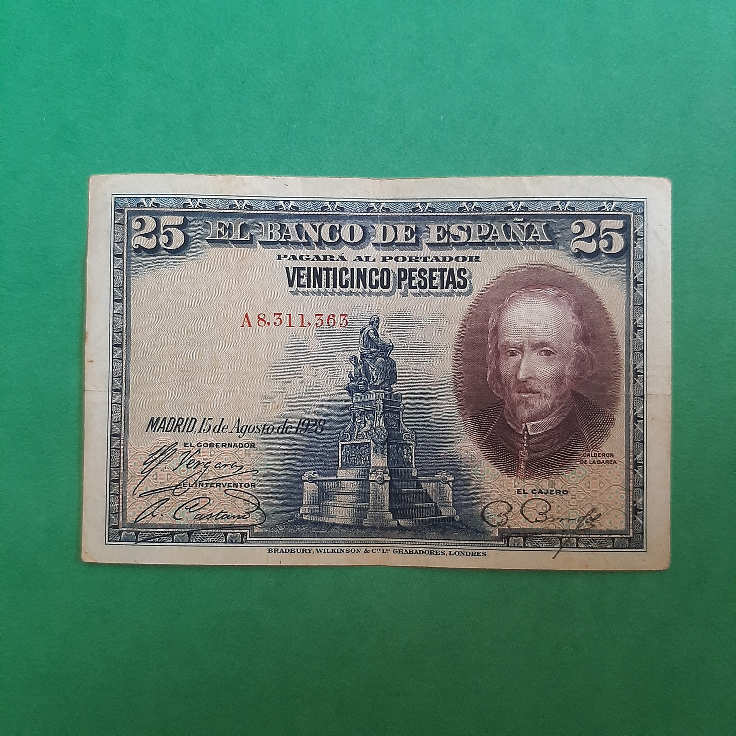 25 پزوتا اسپانیا (1928)