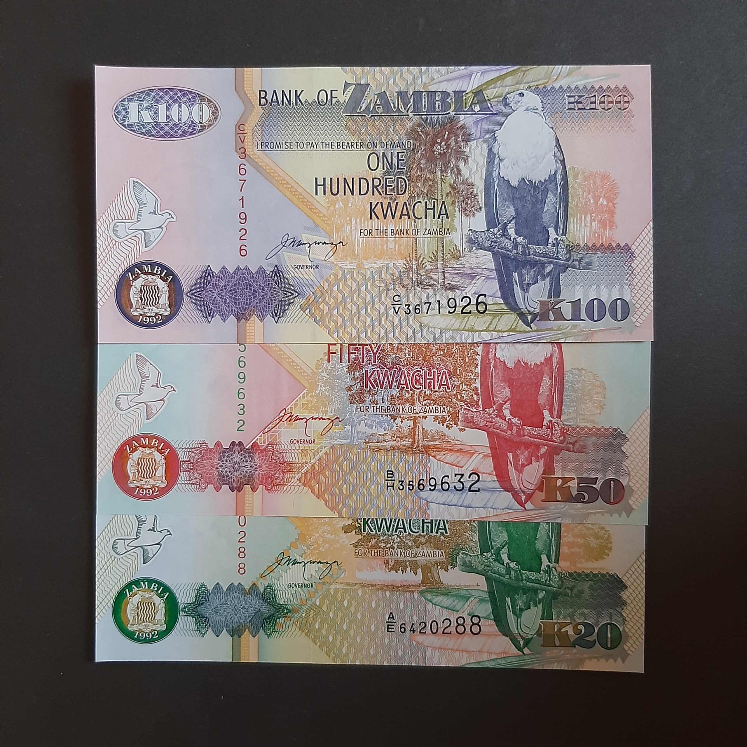 سری سه اسکناس زامبیا