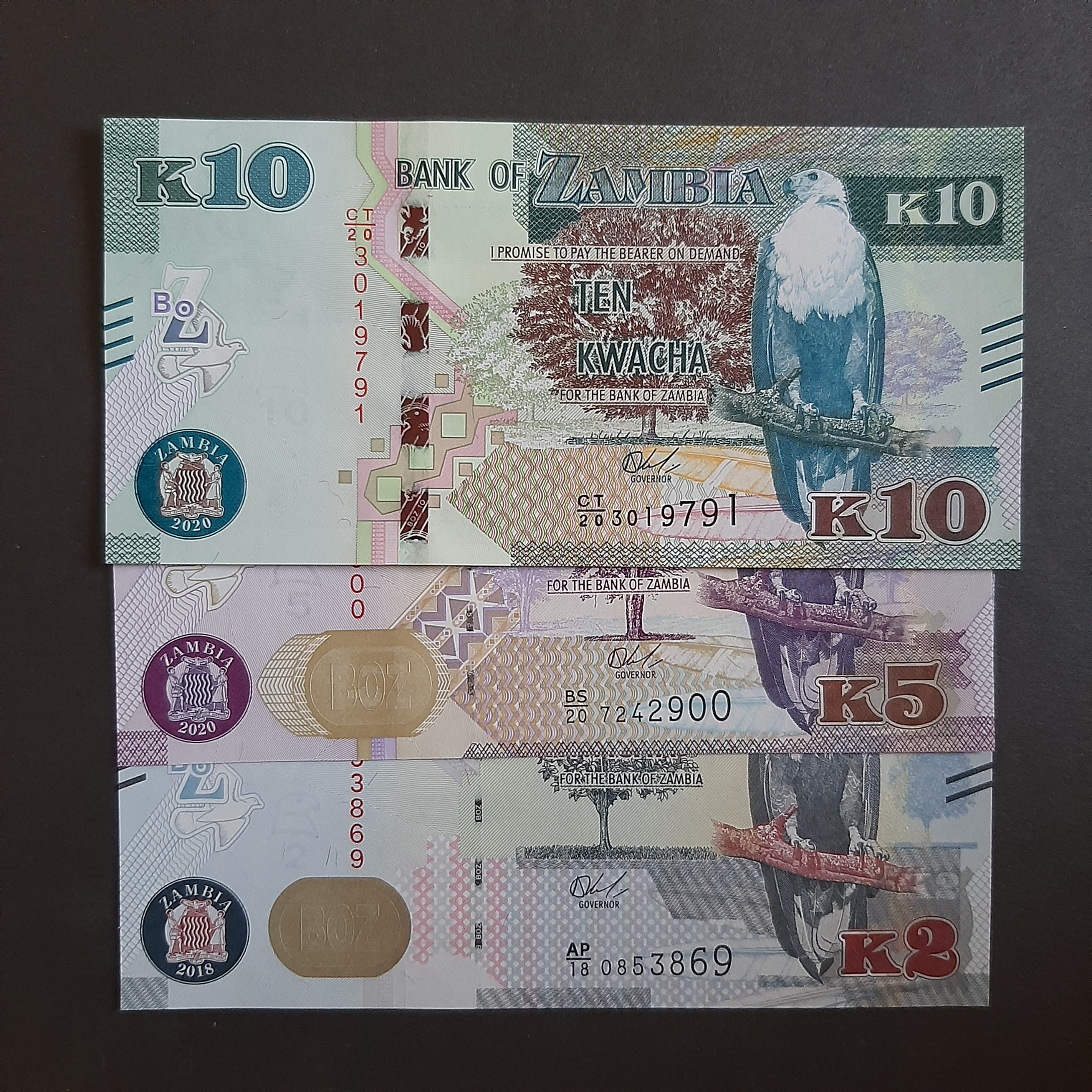 سری سه اسکناس زامبیا