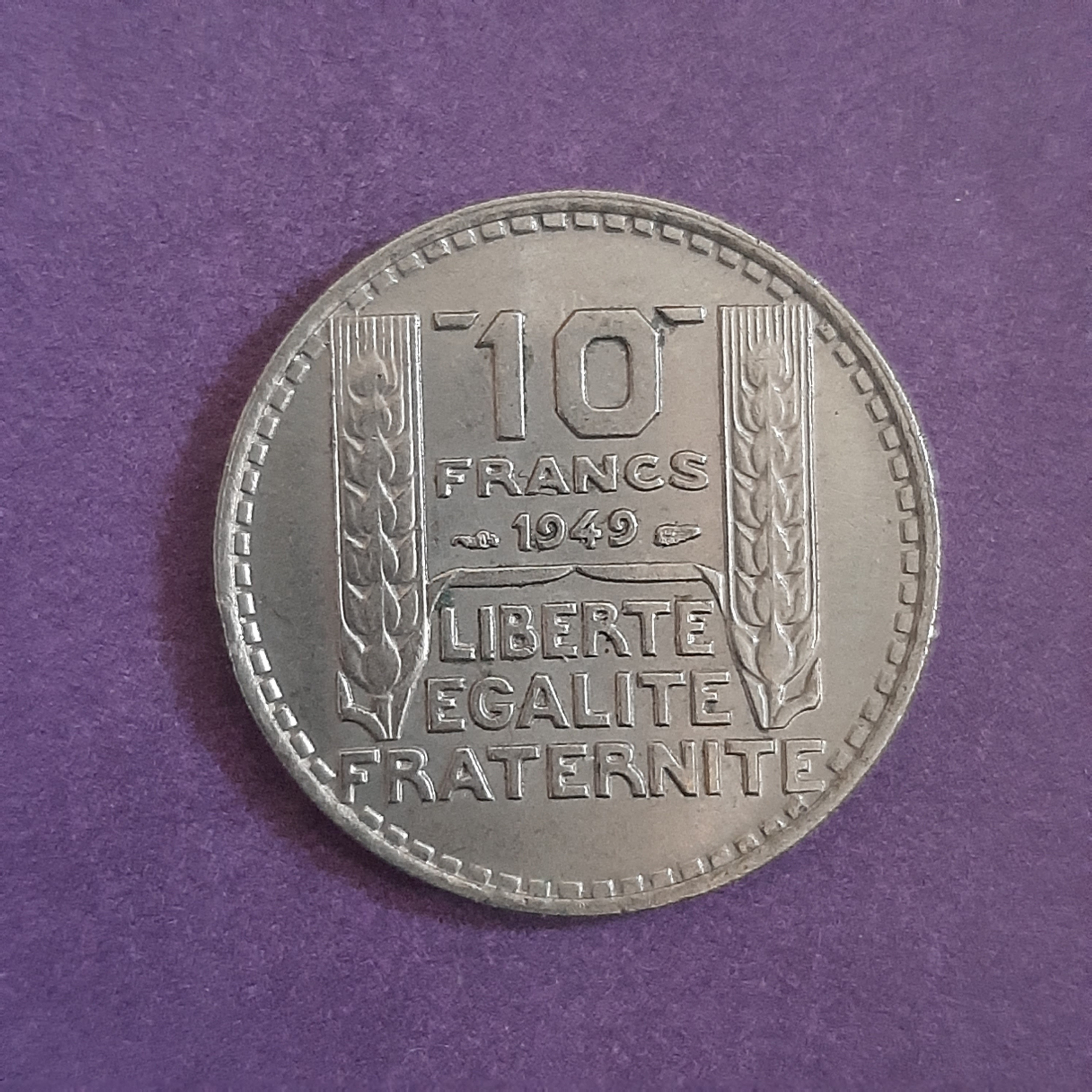 سکه 10 فرانک فرانسه (1949)