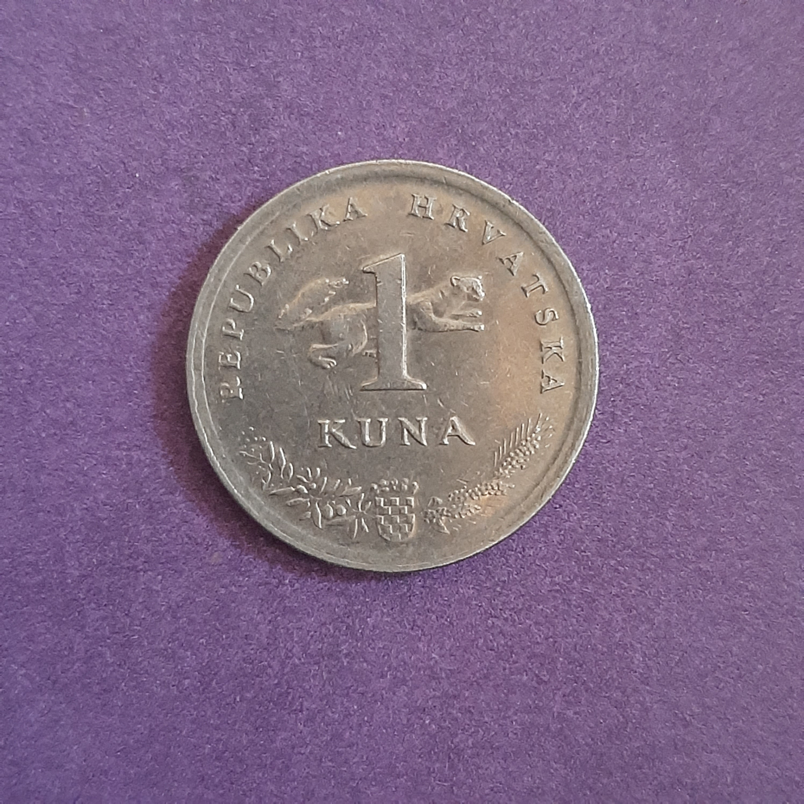 سکه 1 کونا کرواسی (1993)