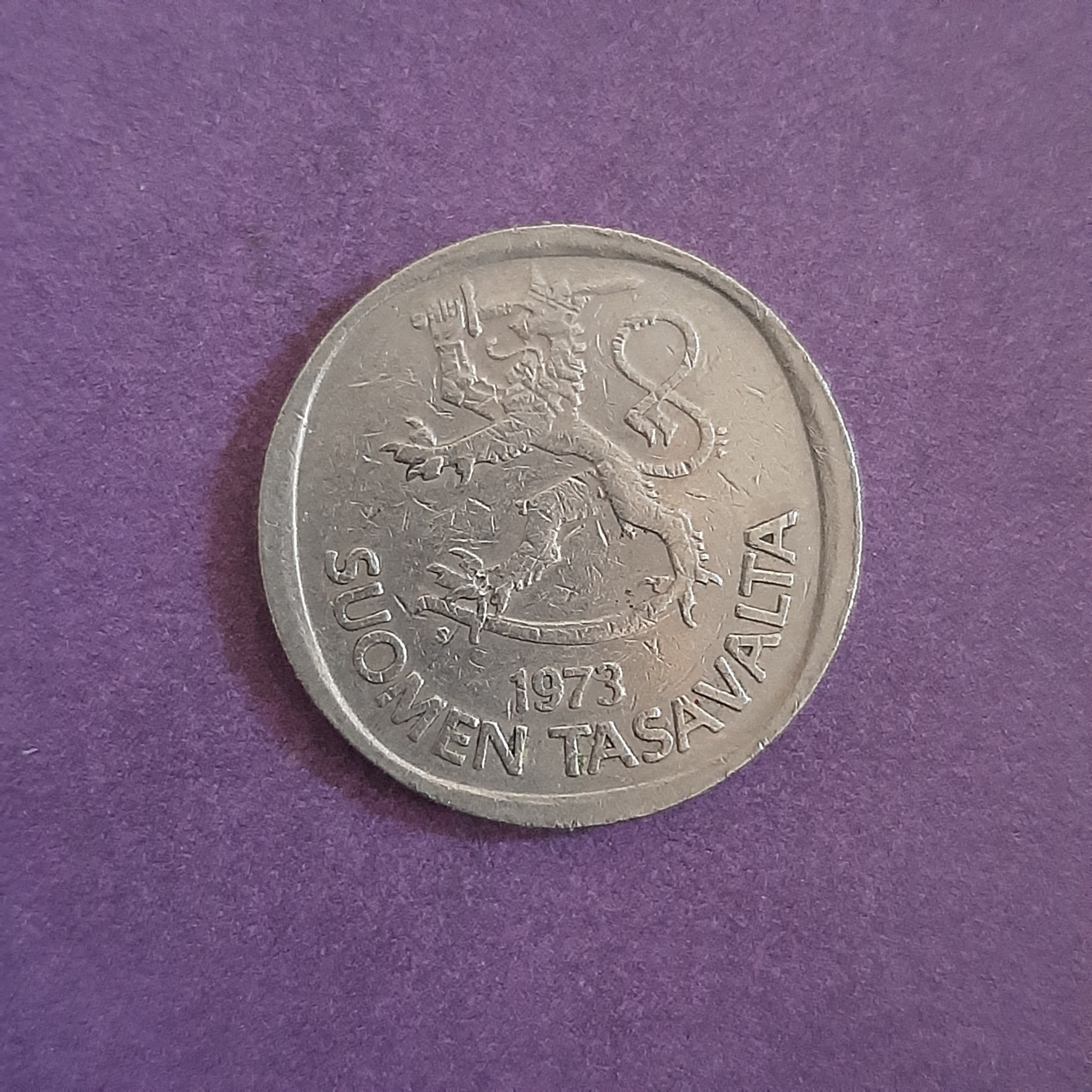 سکه 1 مارک فنلاند (1973)