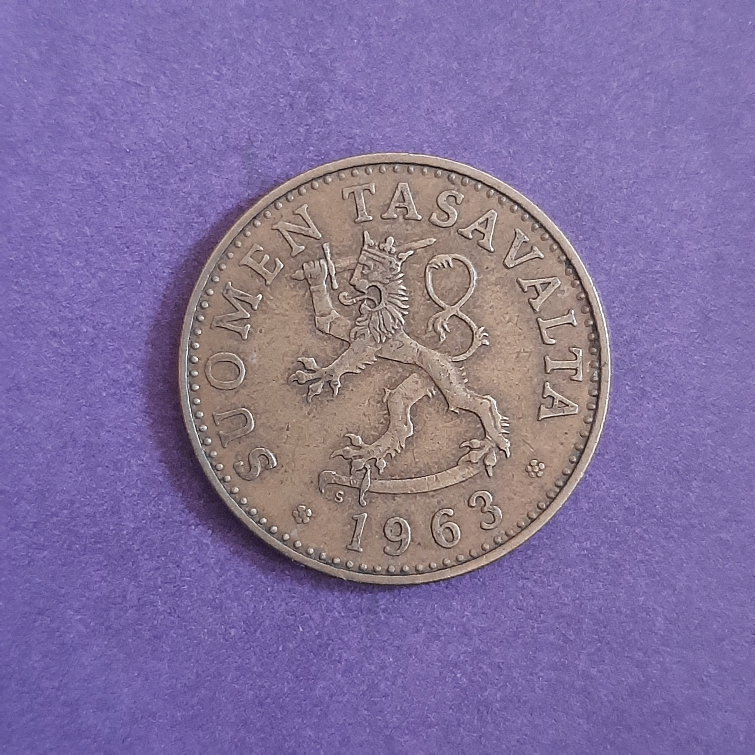 سکه 50 پنیا فنلاند (1963)