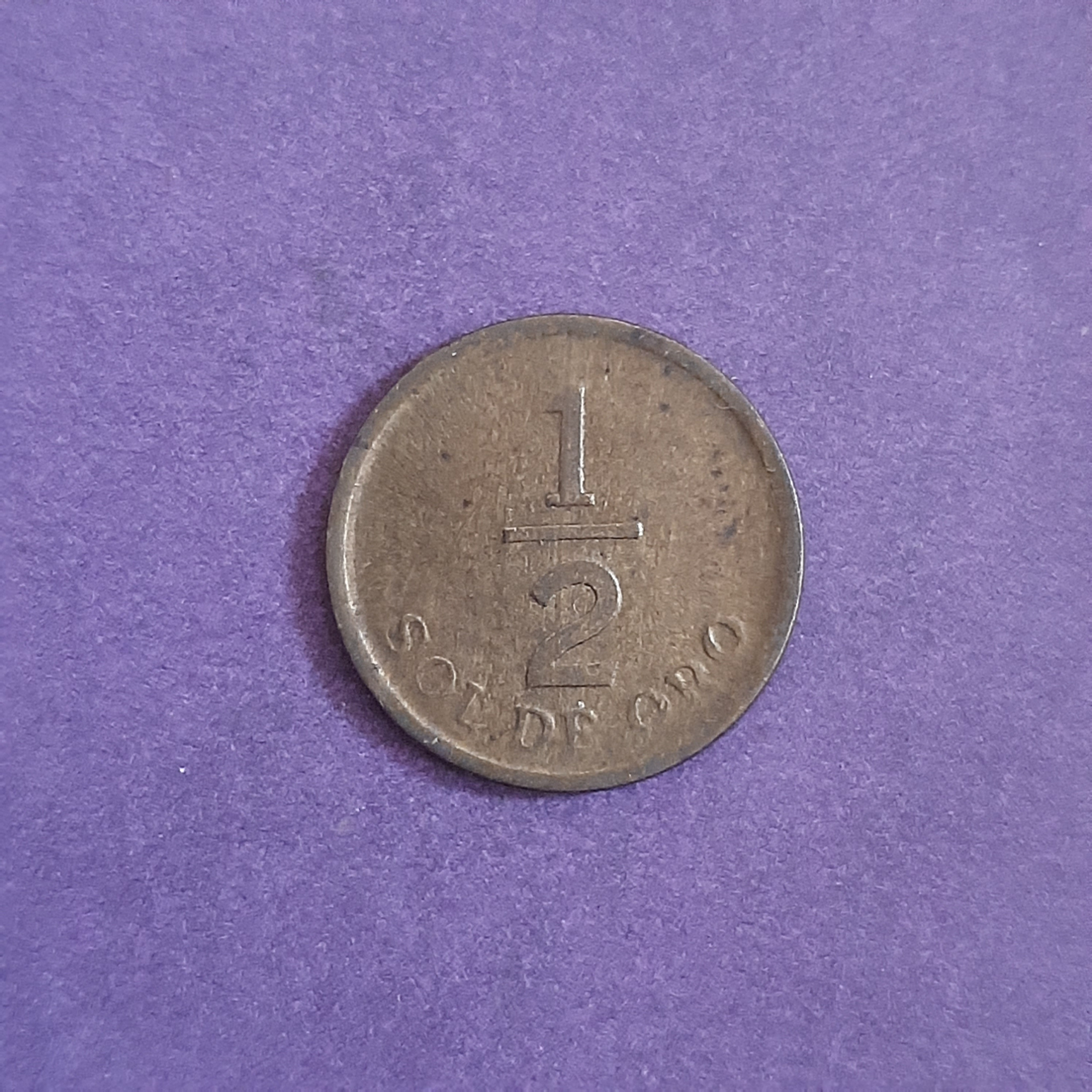 سکه نیم سول پرو (1975)