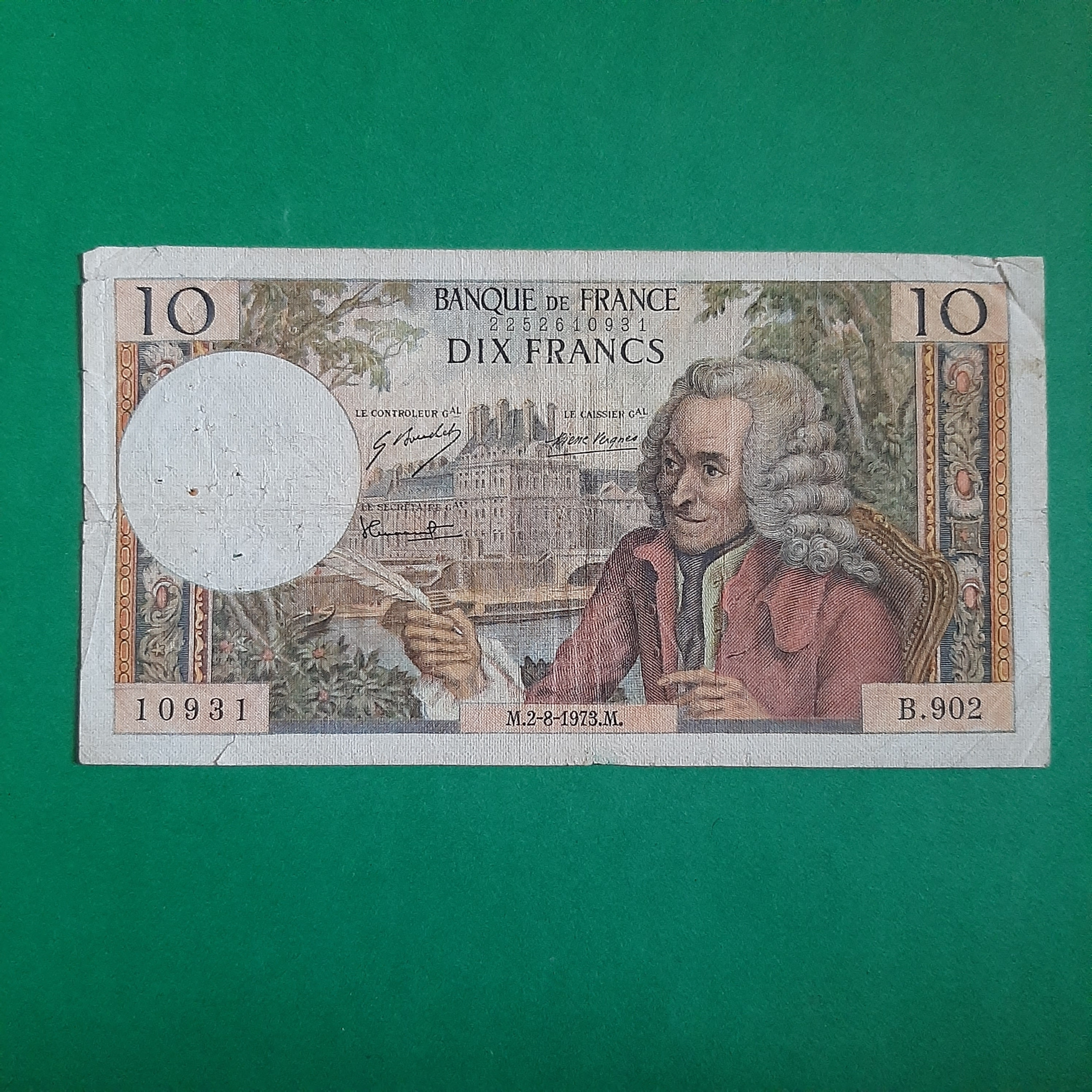 10 فرانک فرانسه (ولتر)