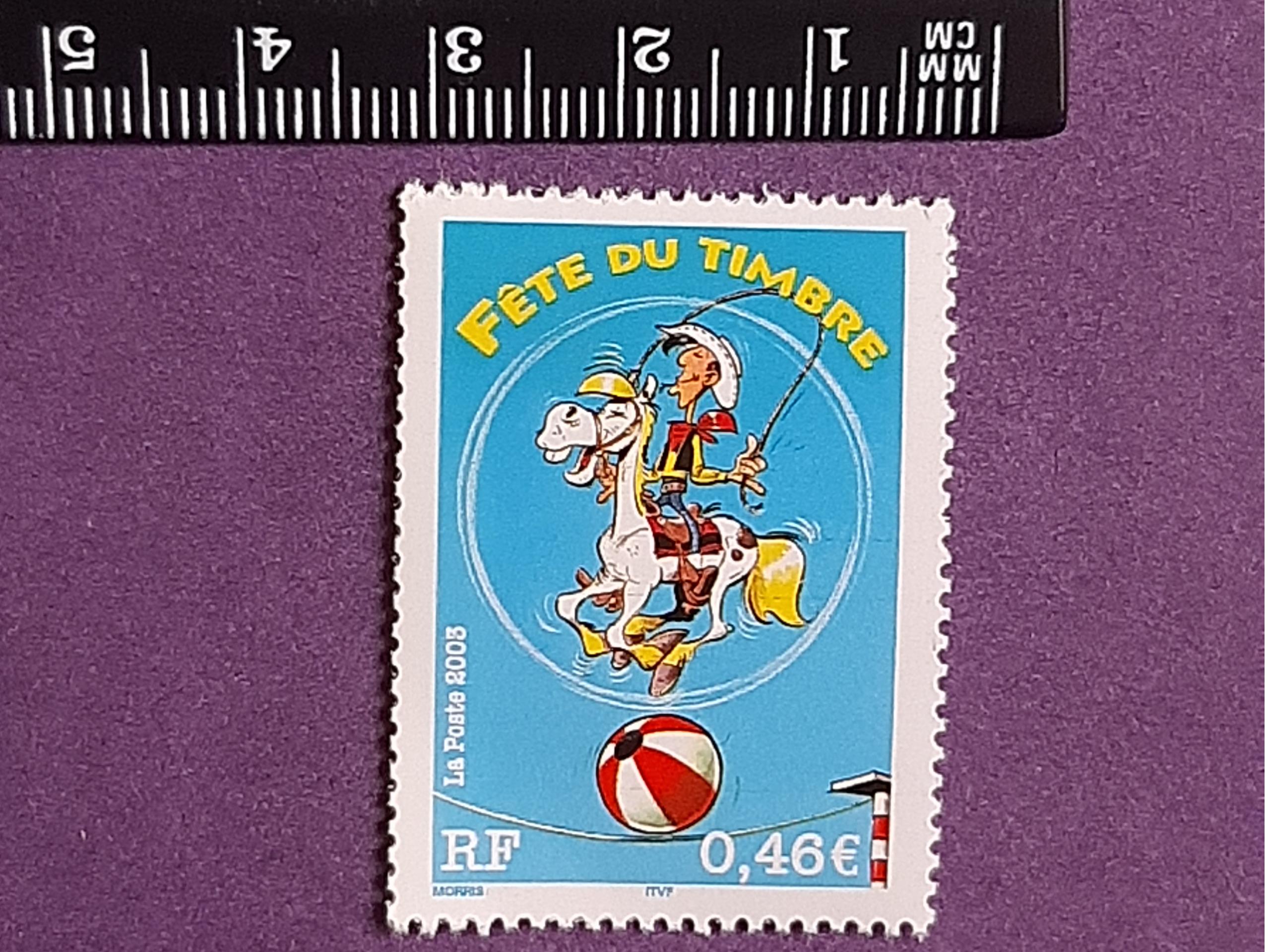 تمبر فرانسه (لوک خوش شانس)