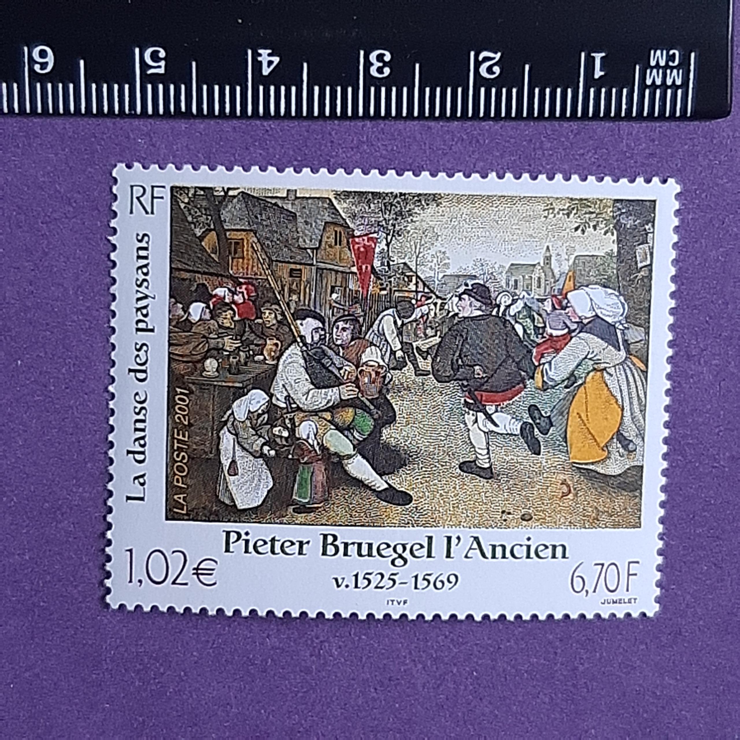 تمبر فرانسه (بروگل - نقاش)