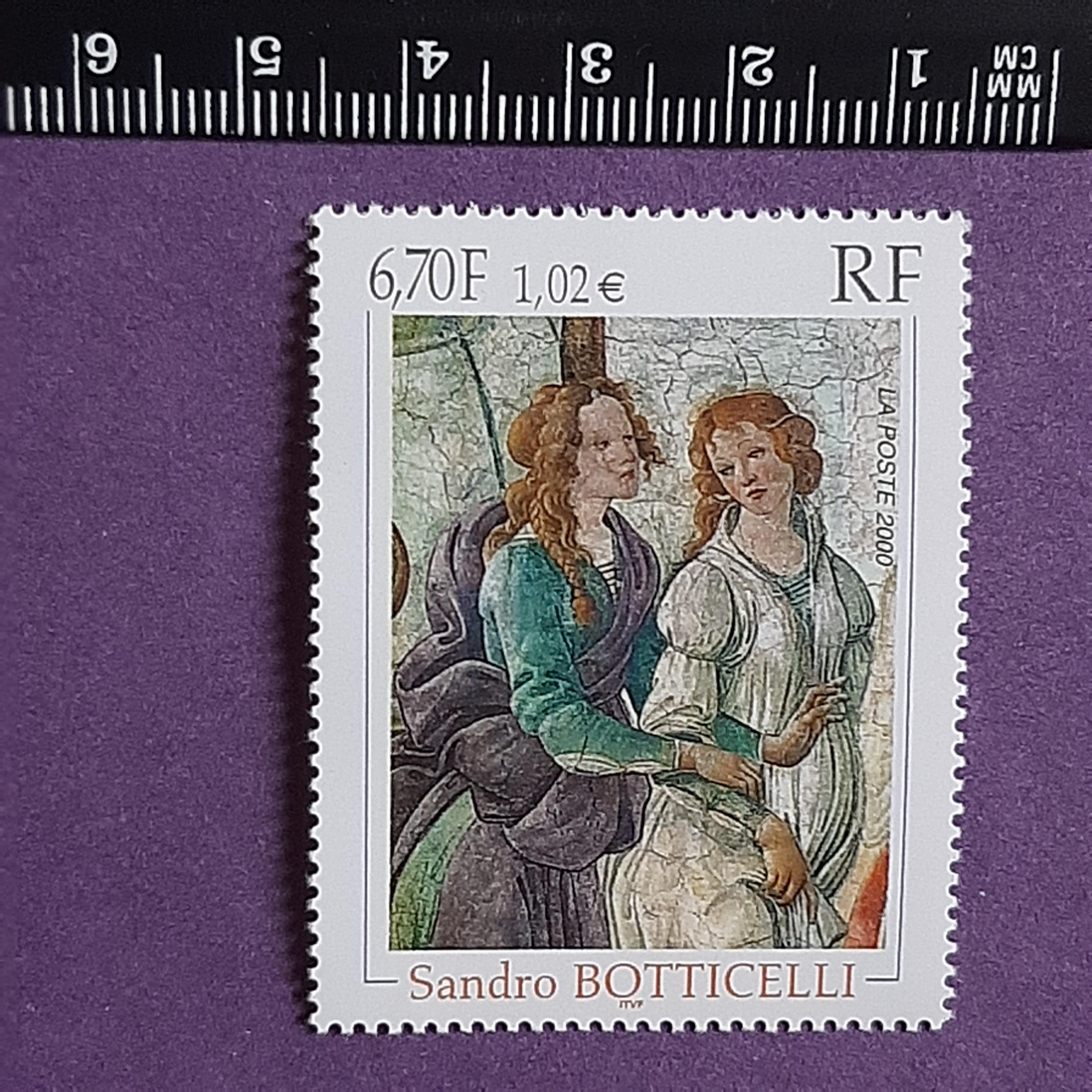 تمبر فرانسه (بوتیچلی - نقاش)