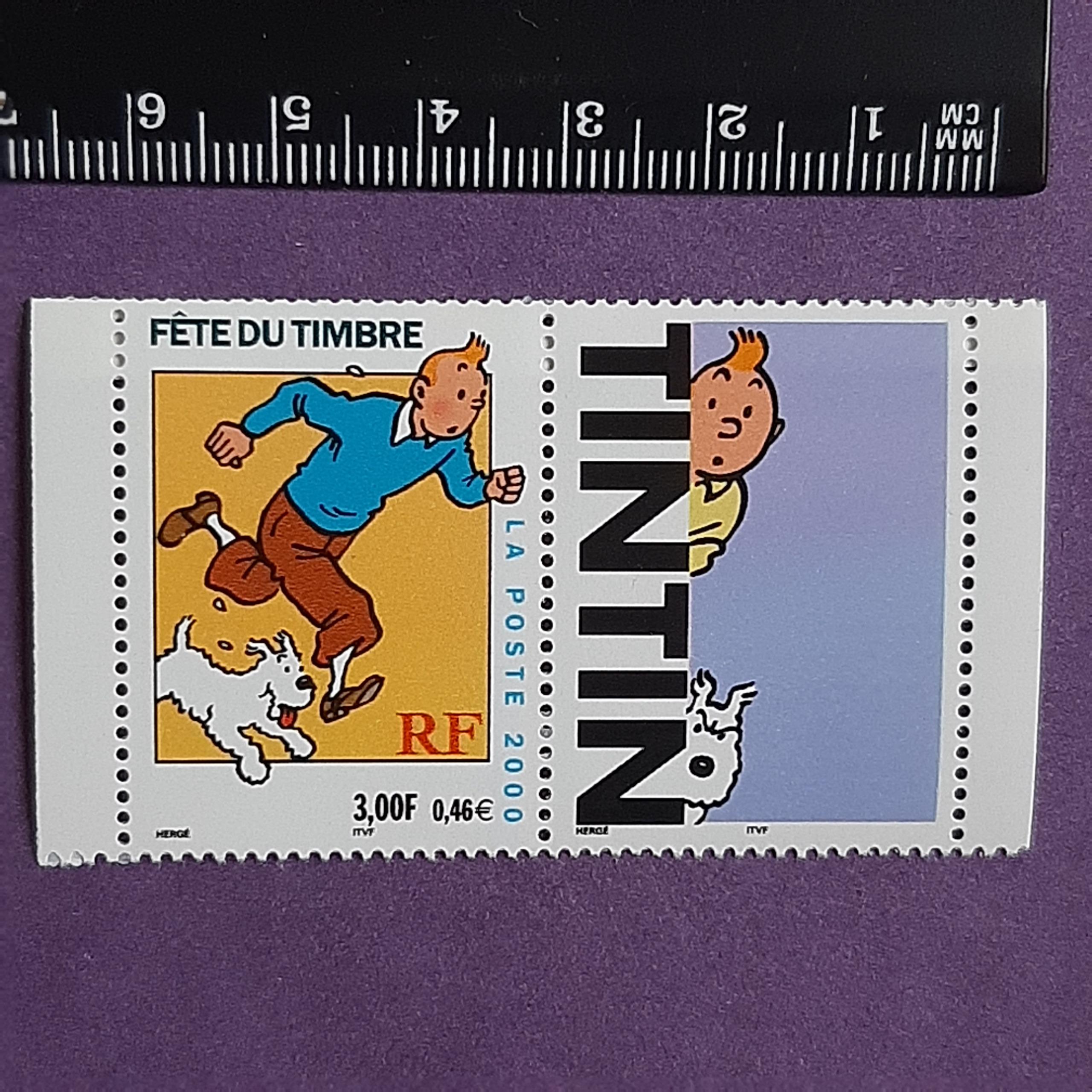 تمبر فرانسه (تن تن)