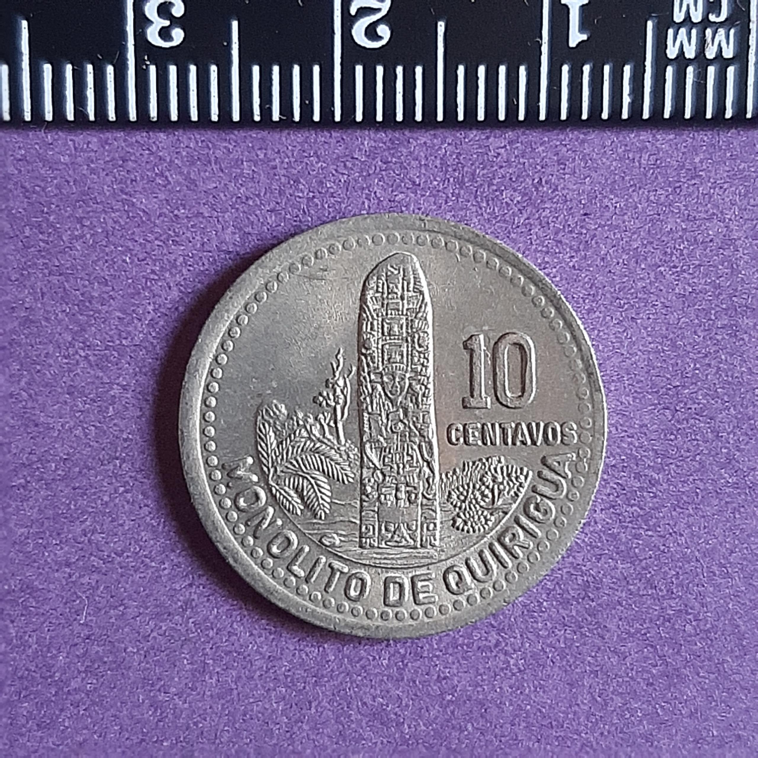 سکه 10 سنتابو گواتمالا (1994)