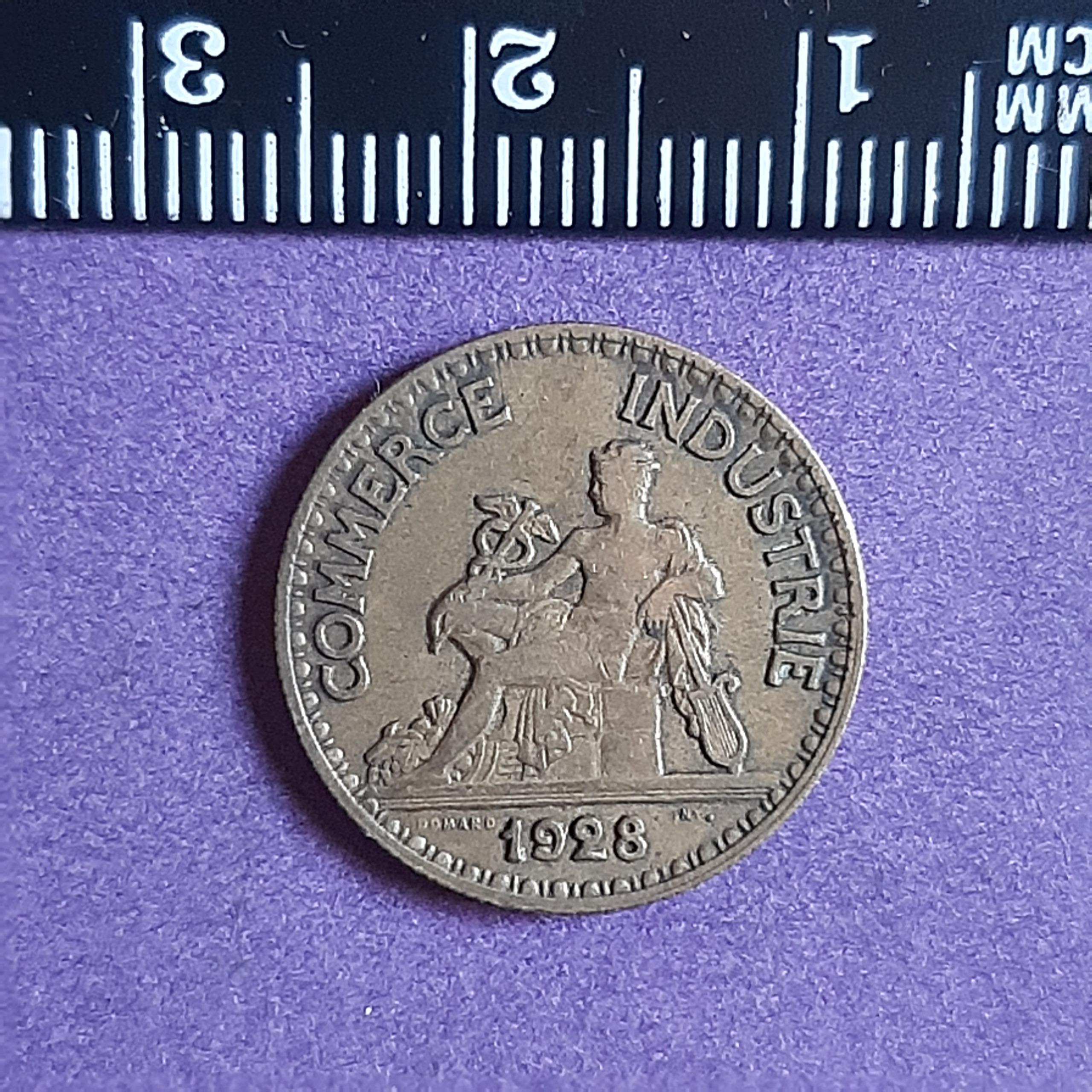 سکه 50 سانتیم فرانسه (1928)