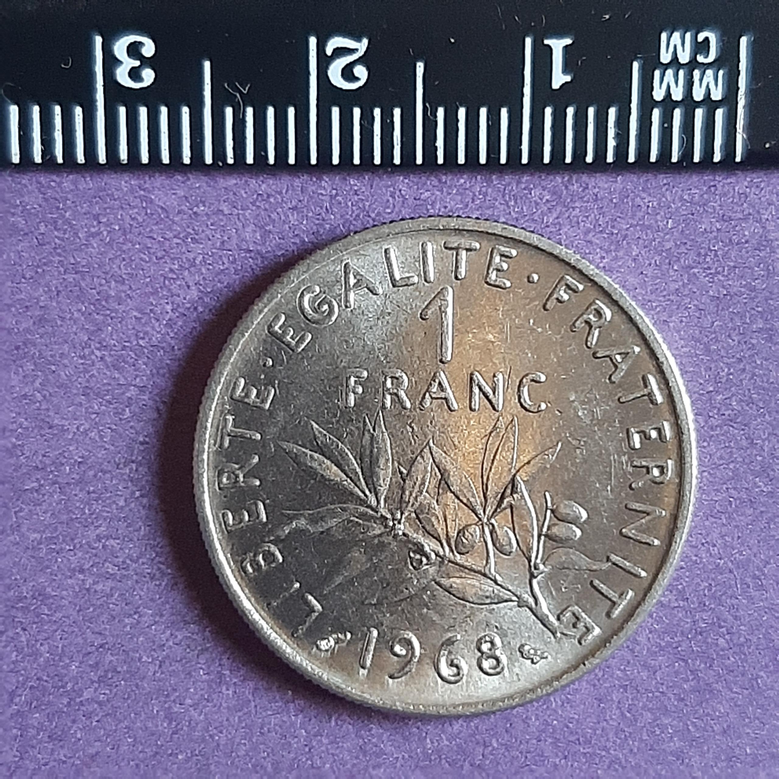 سکه 1 فرانک فرانسه (1968)