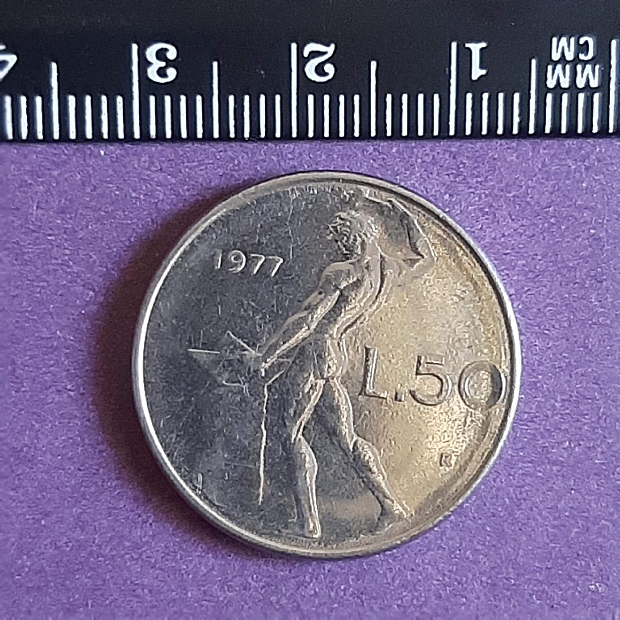 سکه 50 لیر ایتالیا (1977)