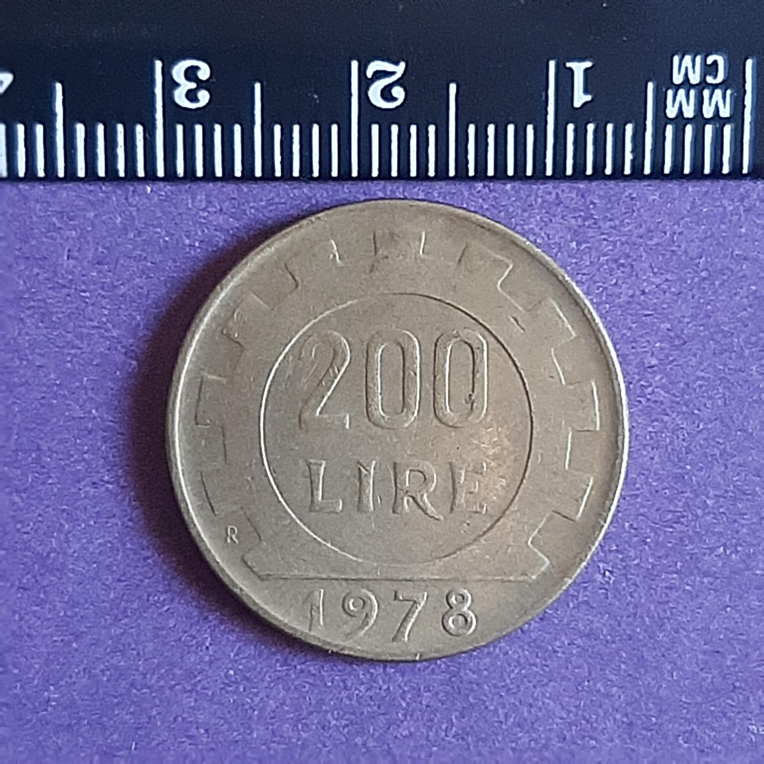 سکه 200 لیر ایتالیا (1978)