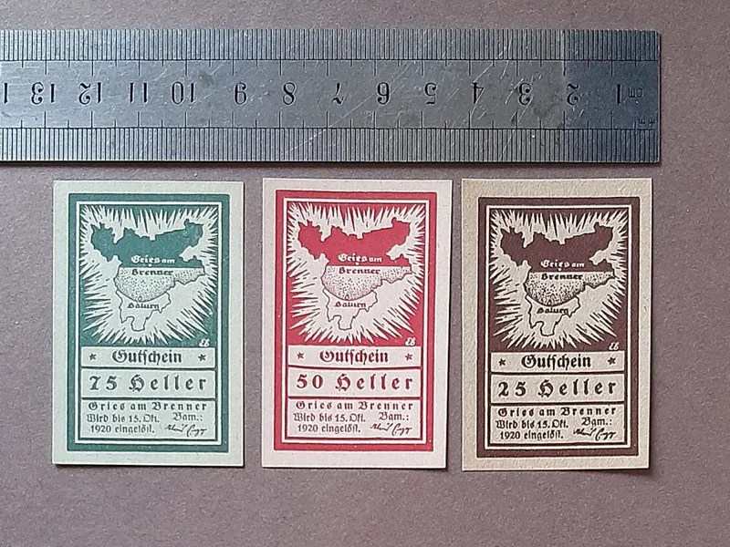 ست نت گلد اتریش 1920 - شهر Gries am Brenner