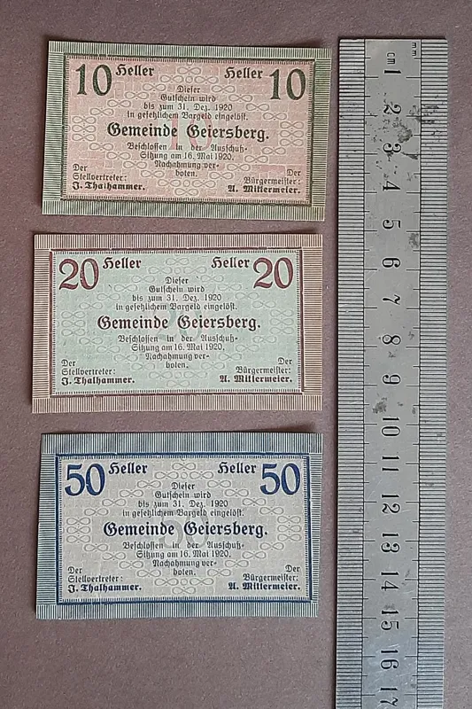 ست نت گلد اتریش 1920 - شهر Geiersberg