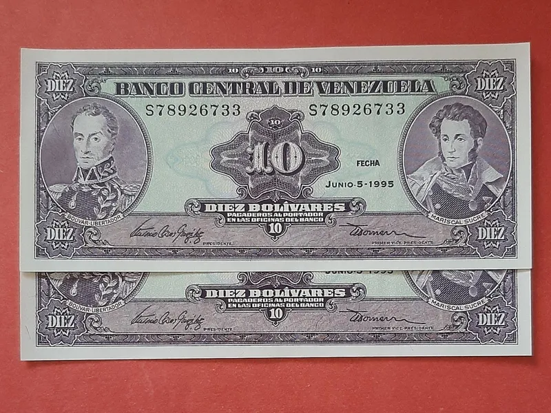 جفت 10 بولیوار ونزوئلا