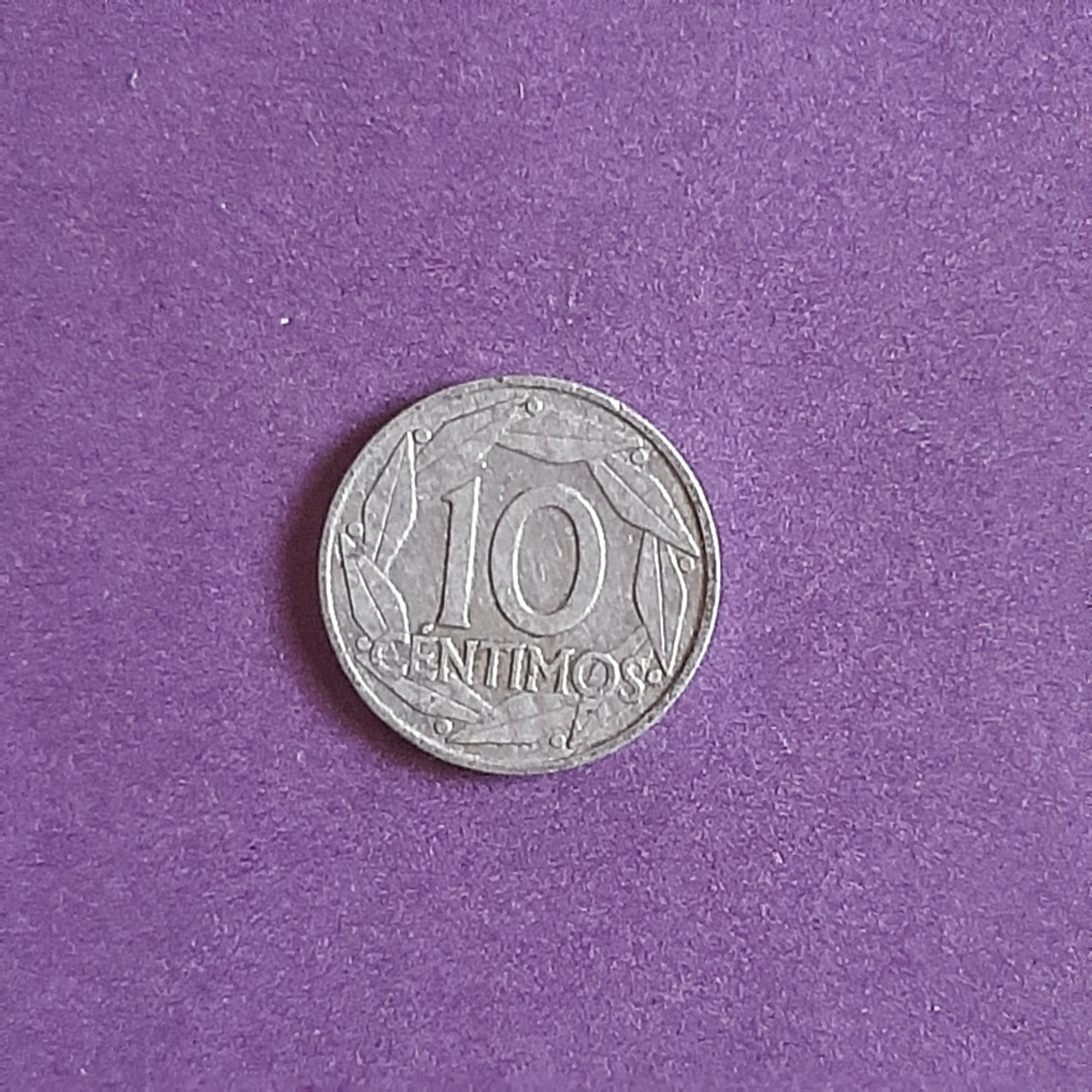 سکه 10 سانتیم اسپانیا (1959)