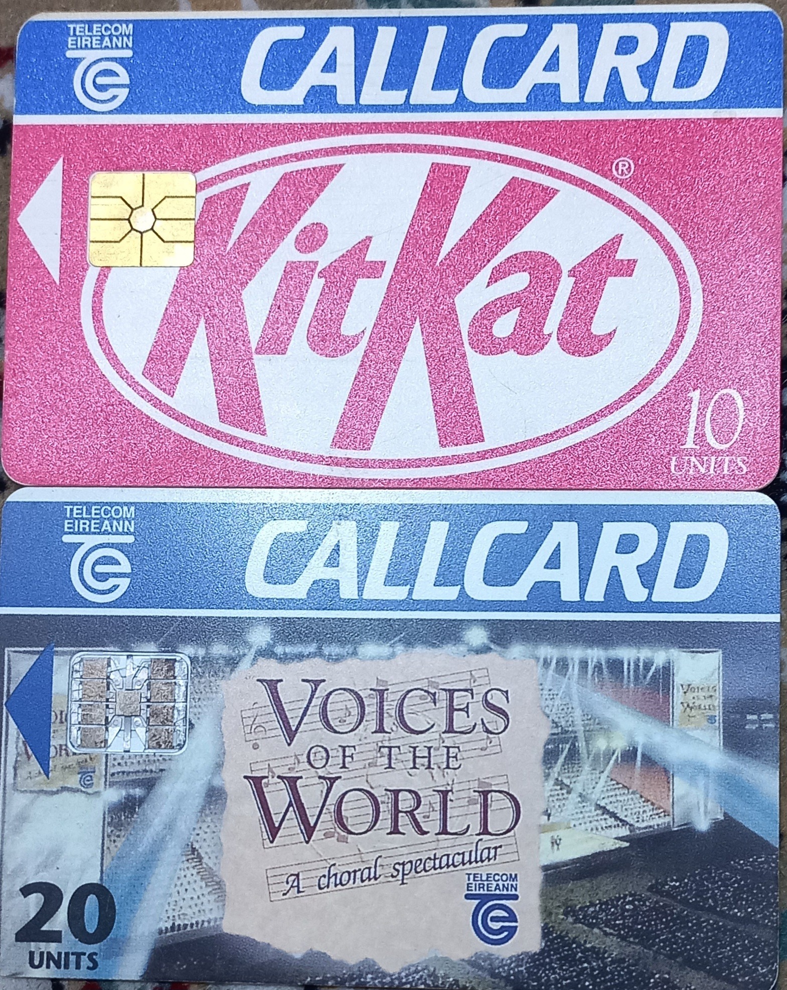 2 کارت تلفنی کلکسیونی ایرلند جنوبی