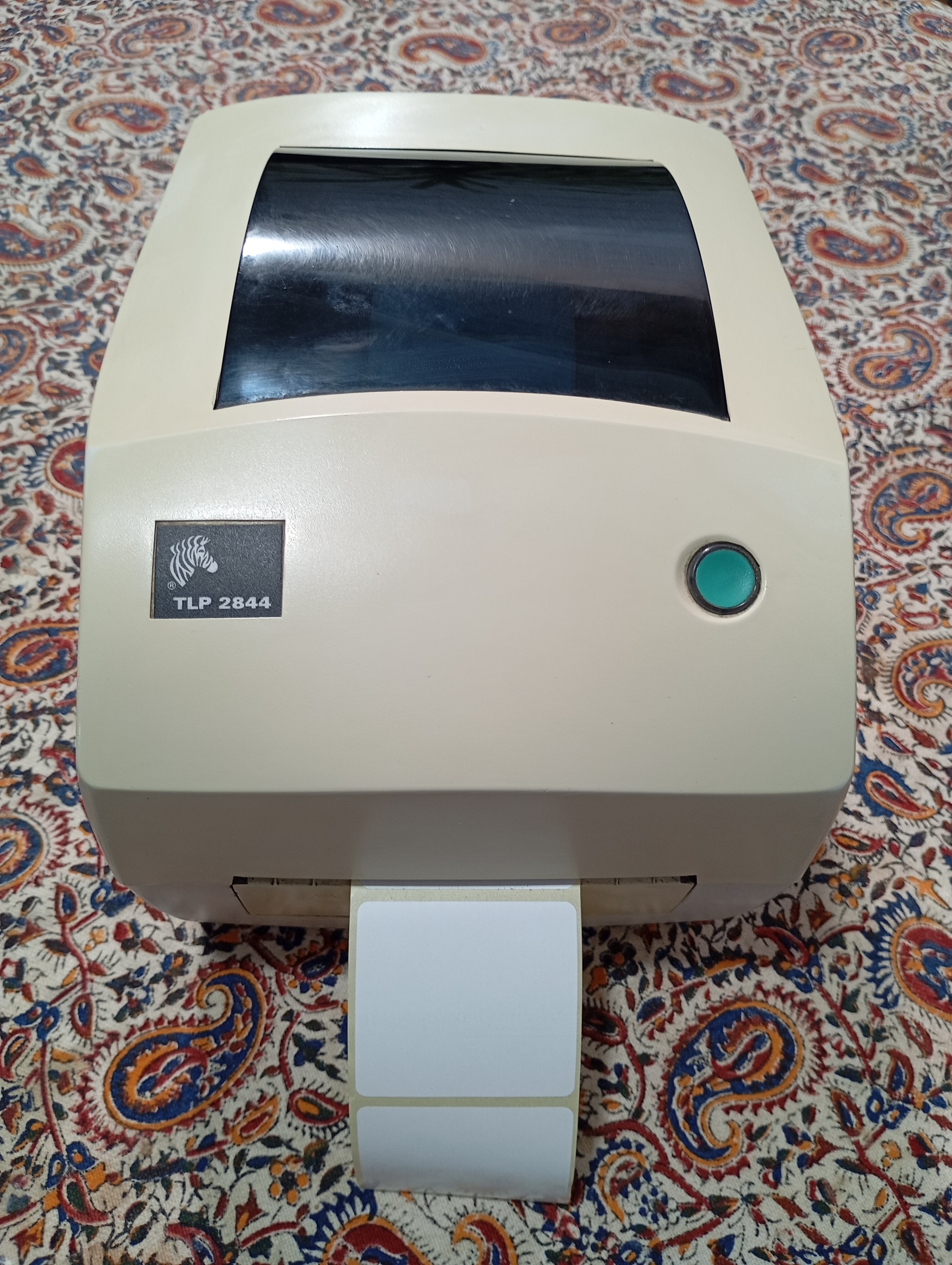 چاپگر لیبل و بارکدزنzebra tlp2844 فروشگاهی حرارتی