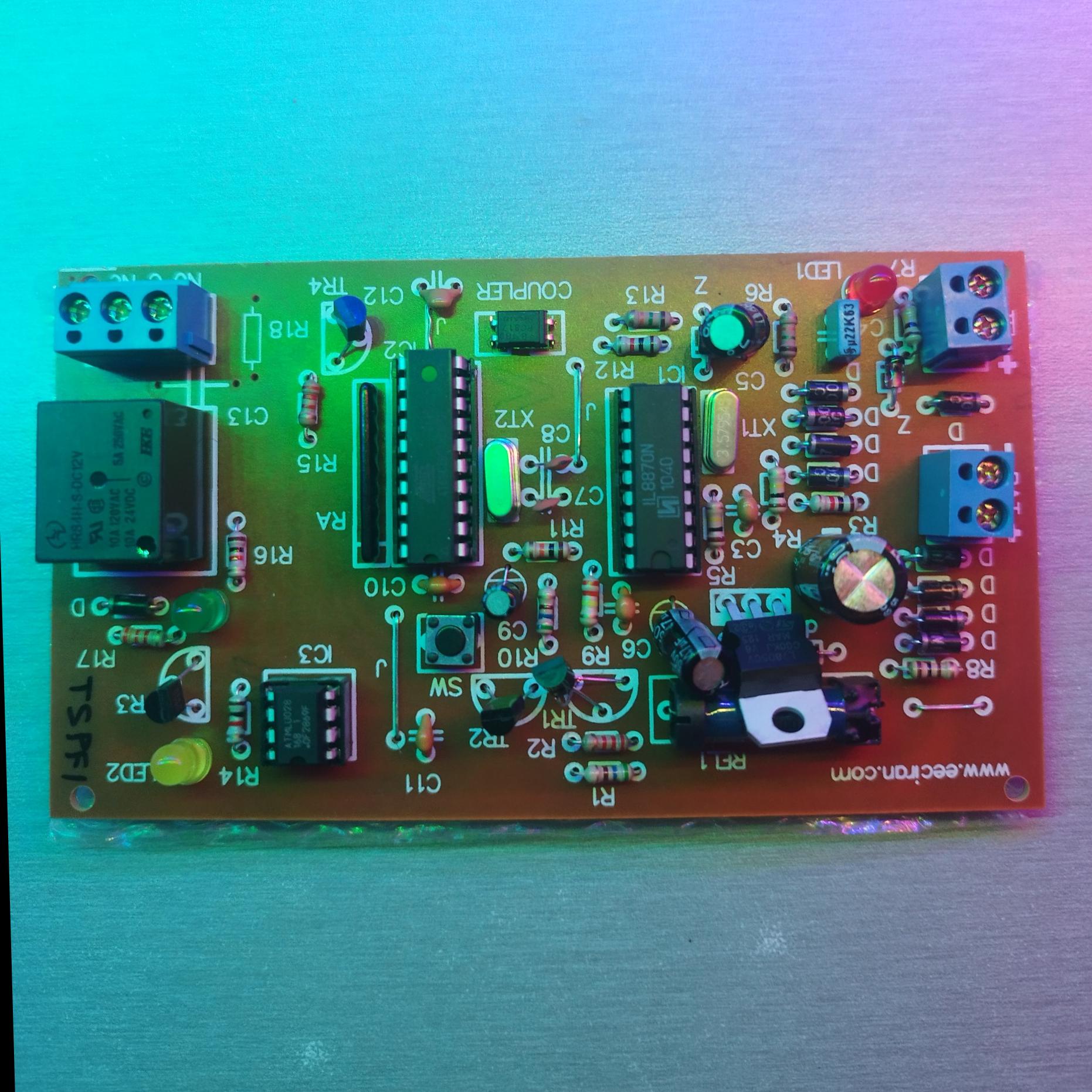 بردتله کنترل وسایل برقی تک کانال