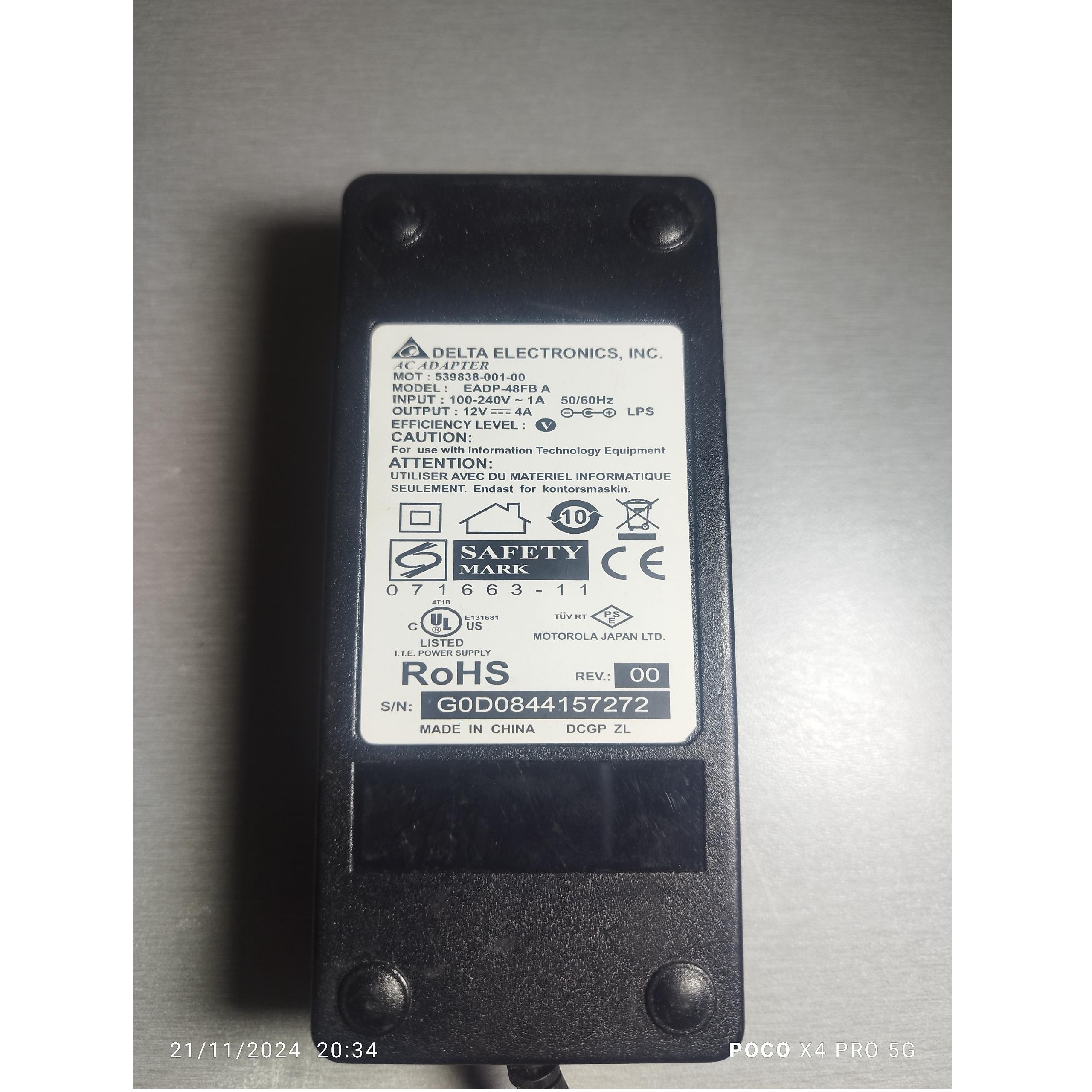 منبع تغذیه 12 ولت لپ تاپی 4 آمپر واقعی