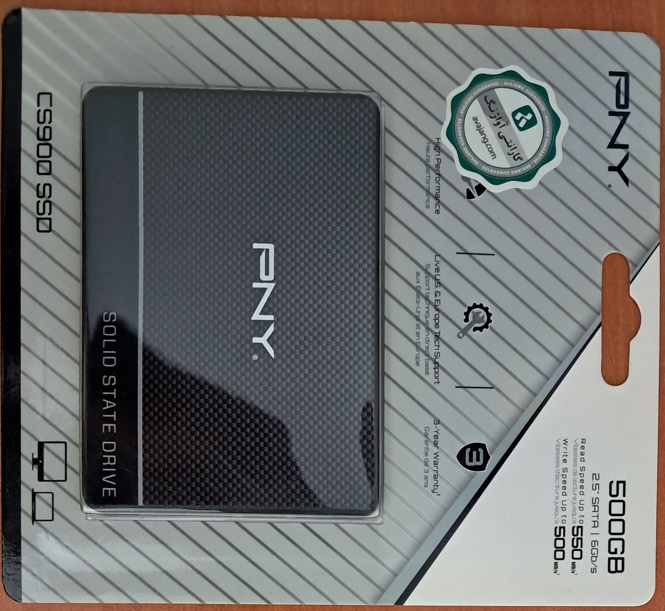هارد 500 pny SSD آواژنگ
