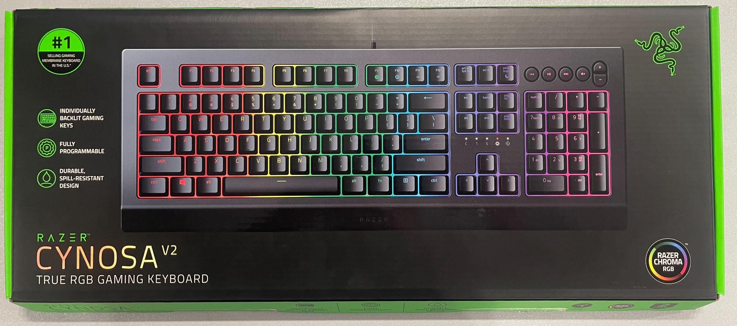 کیبورد گیمینگ Razer CYNOSA V2