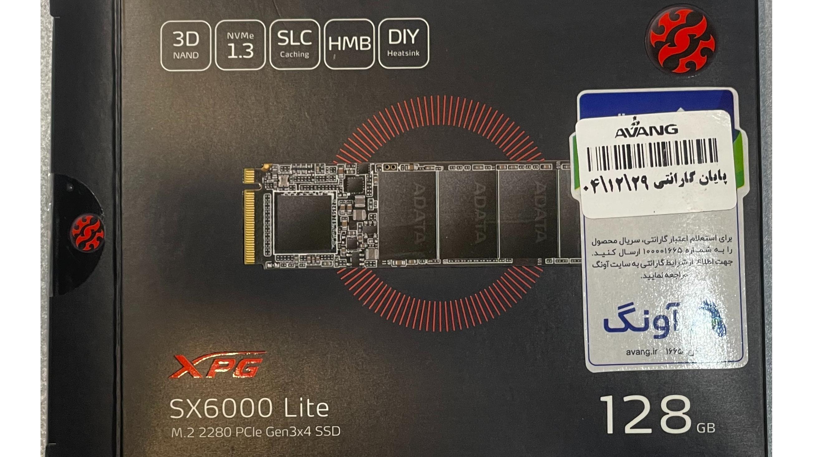 ADATA SX6000 lite 128 GB PCIe Gen3x4 M.2 2280