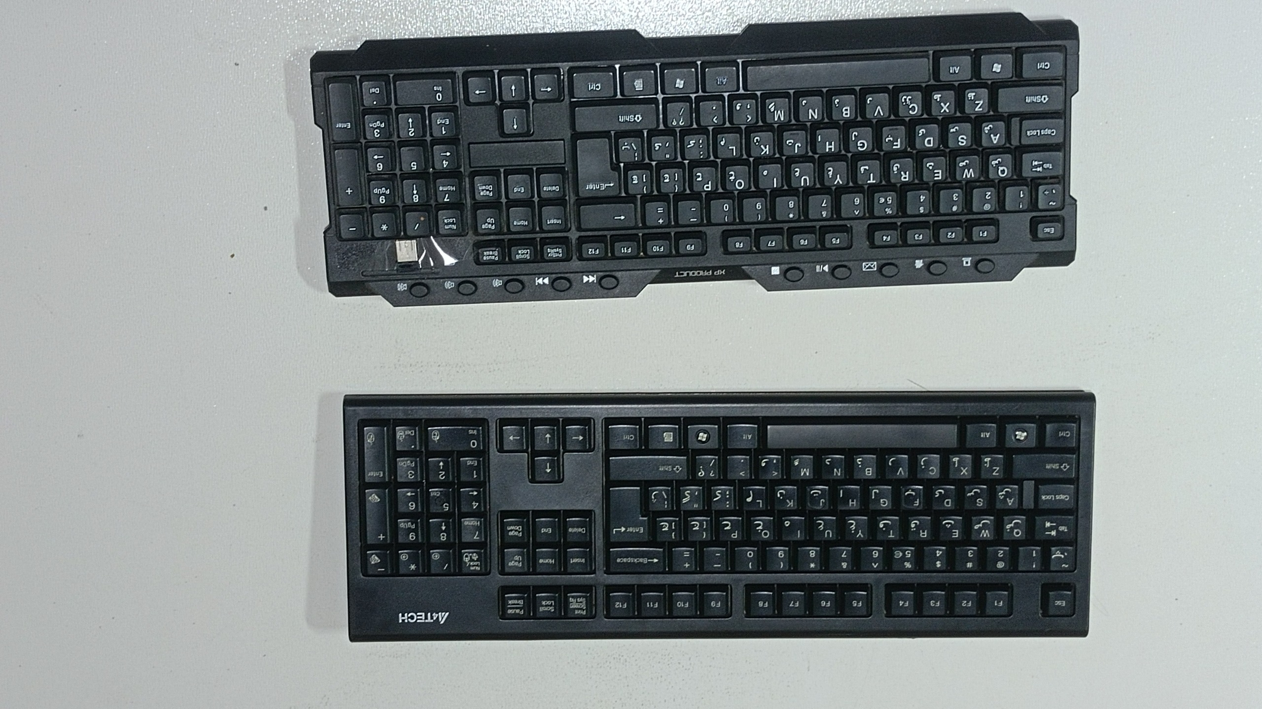 تعدادی کیبورد کامپیوتر رپو تسکو a4tech و گرین