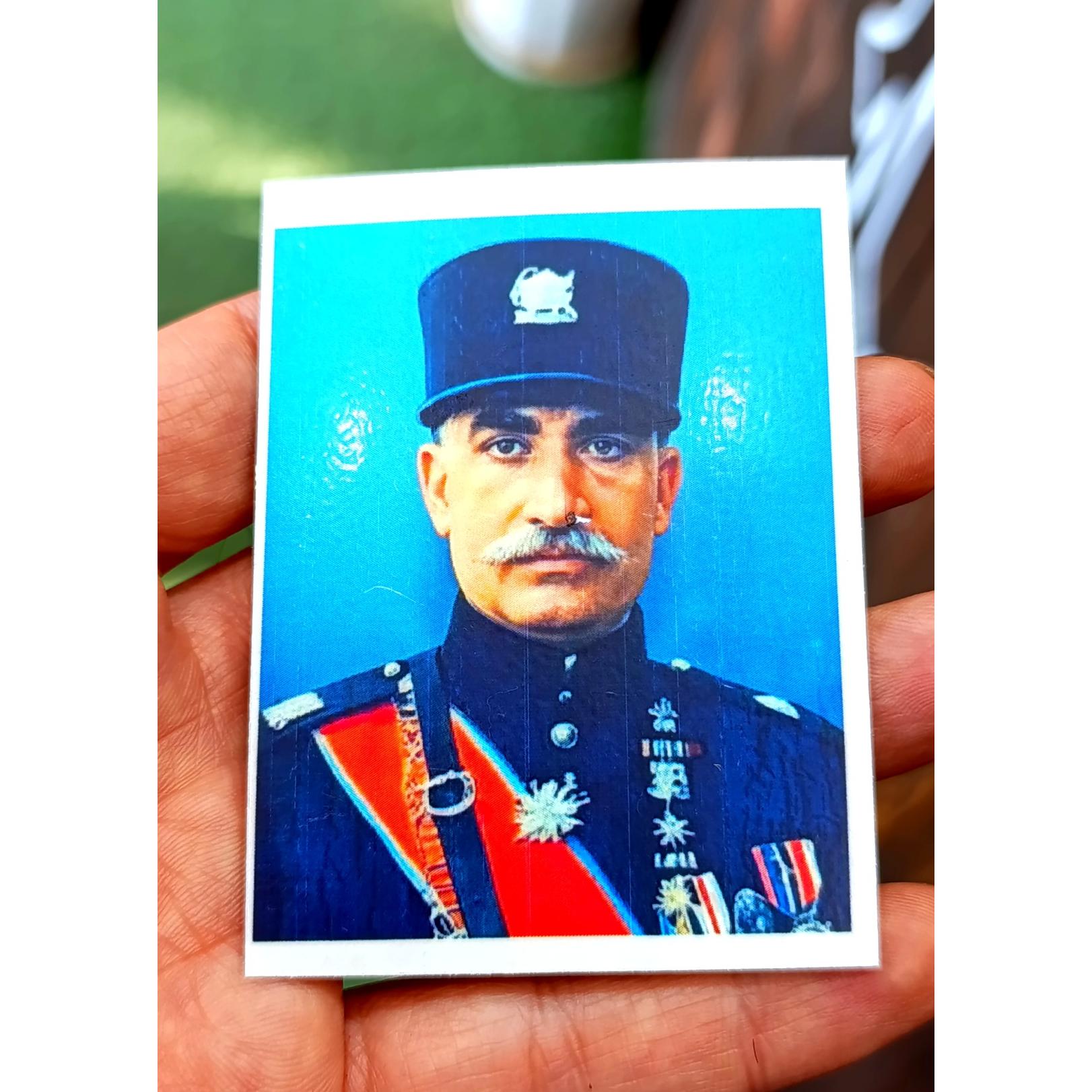 عکس چسبی رضاشاه