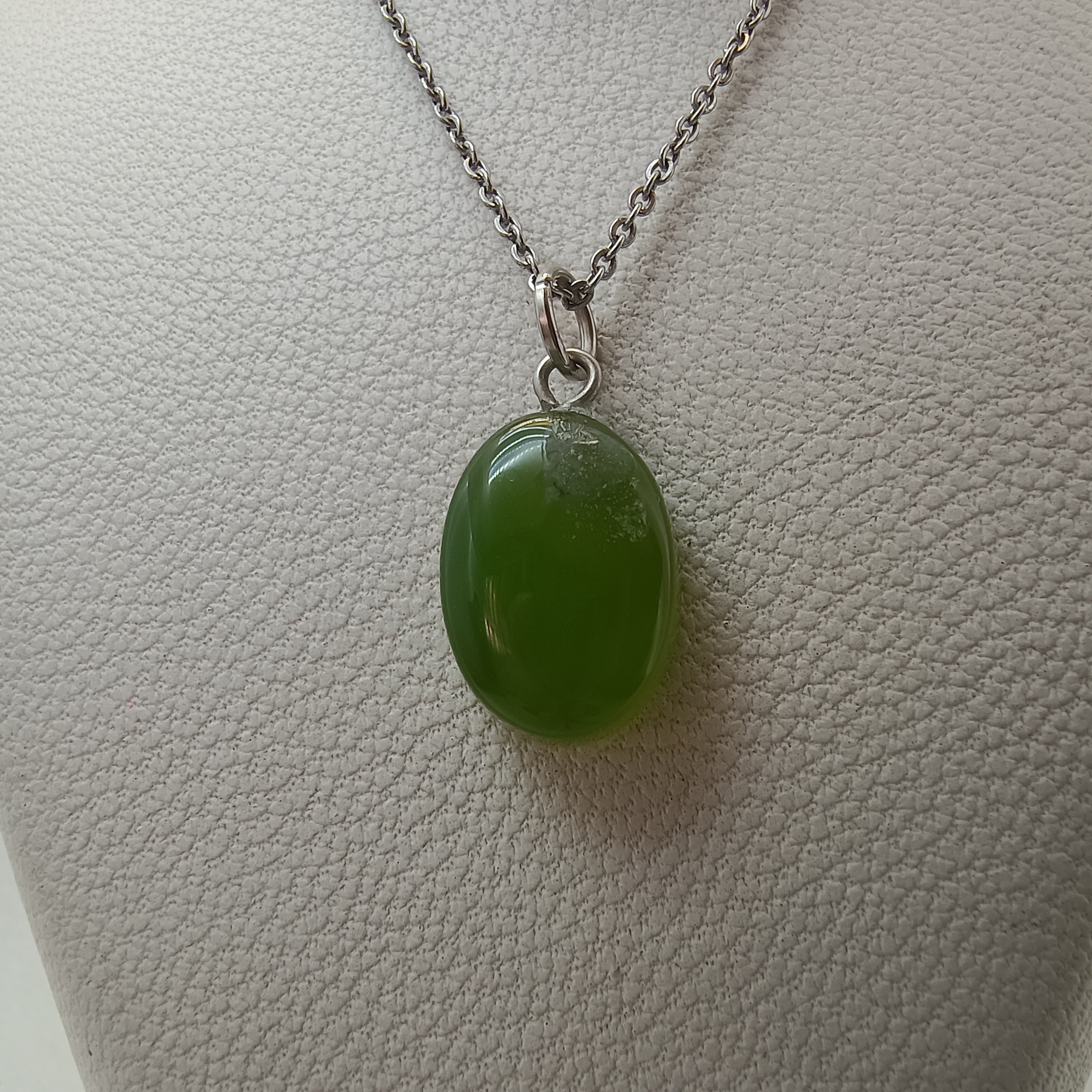 گردنبند زنانه عقیق سبز م750