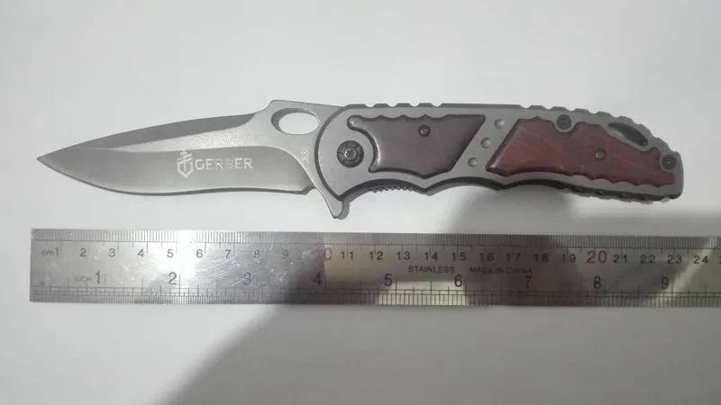 چاقو شکاری ضامندار گربر