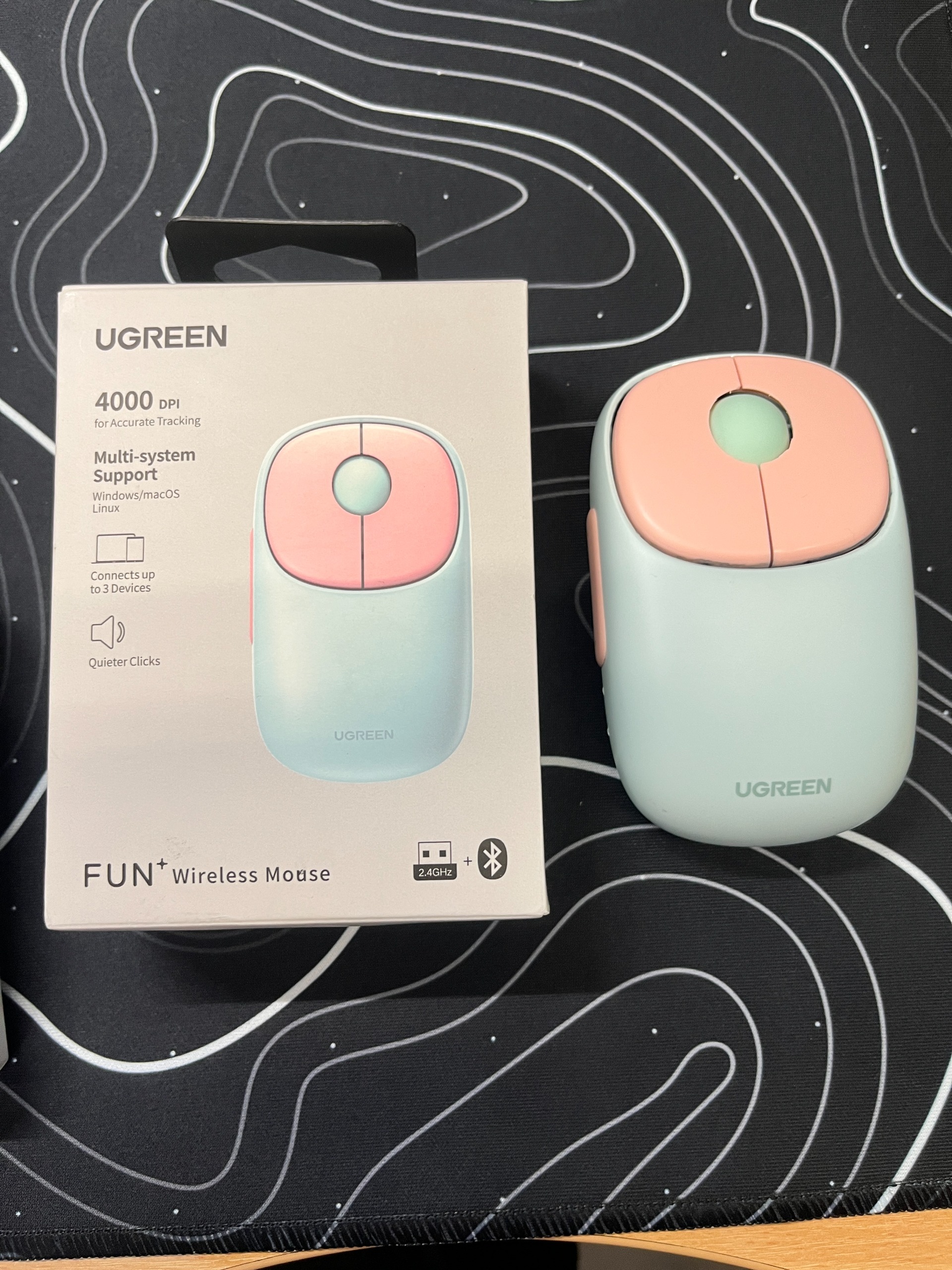 موس بیسیم UGREEN MU102  فقط چند روز استفاده