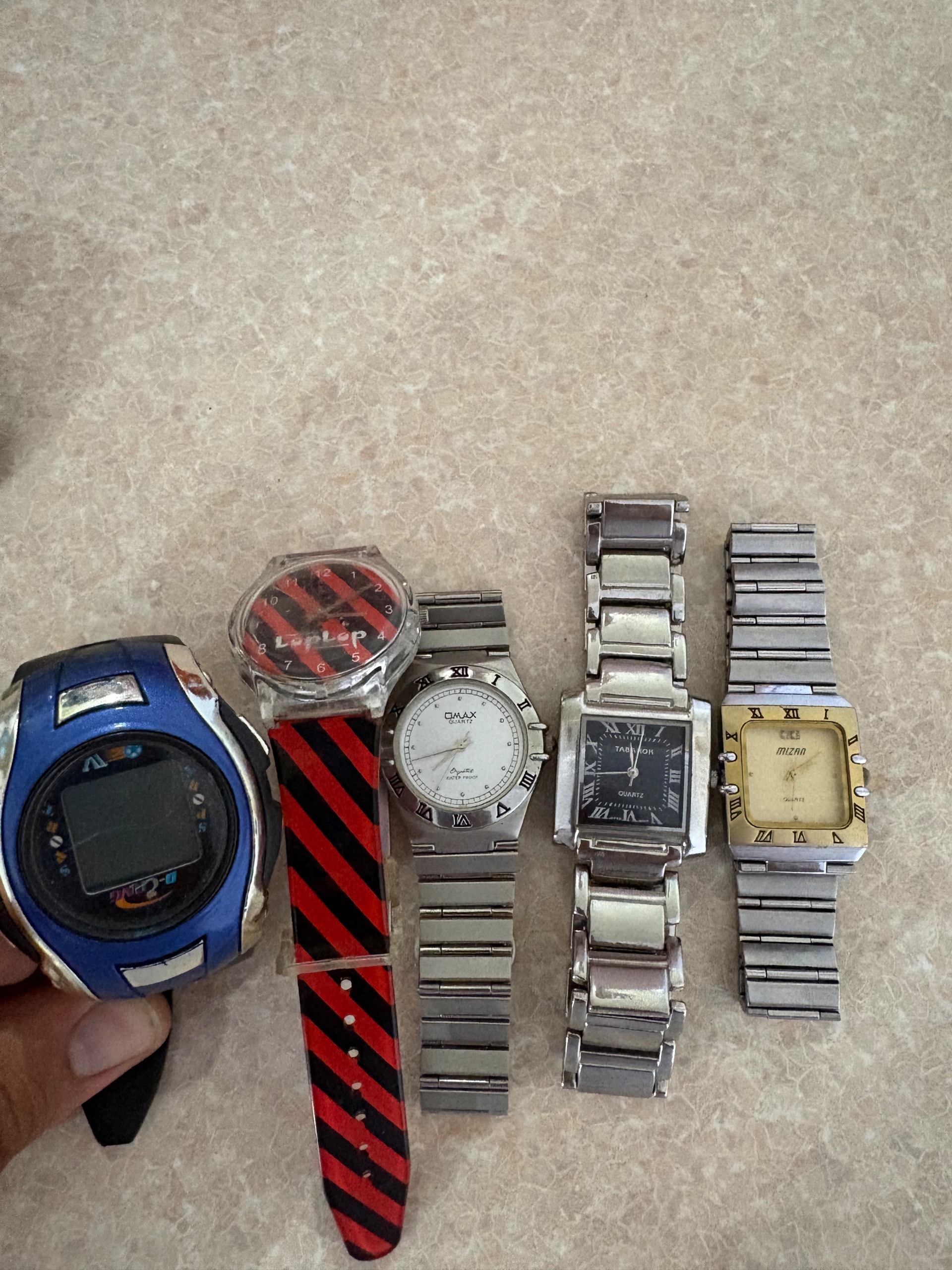 ساعت مچی قدیمی (5 عدد )