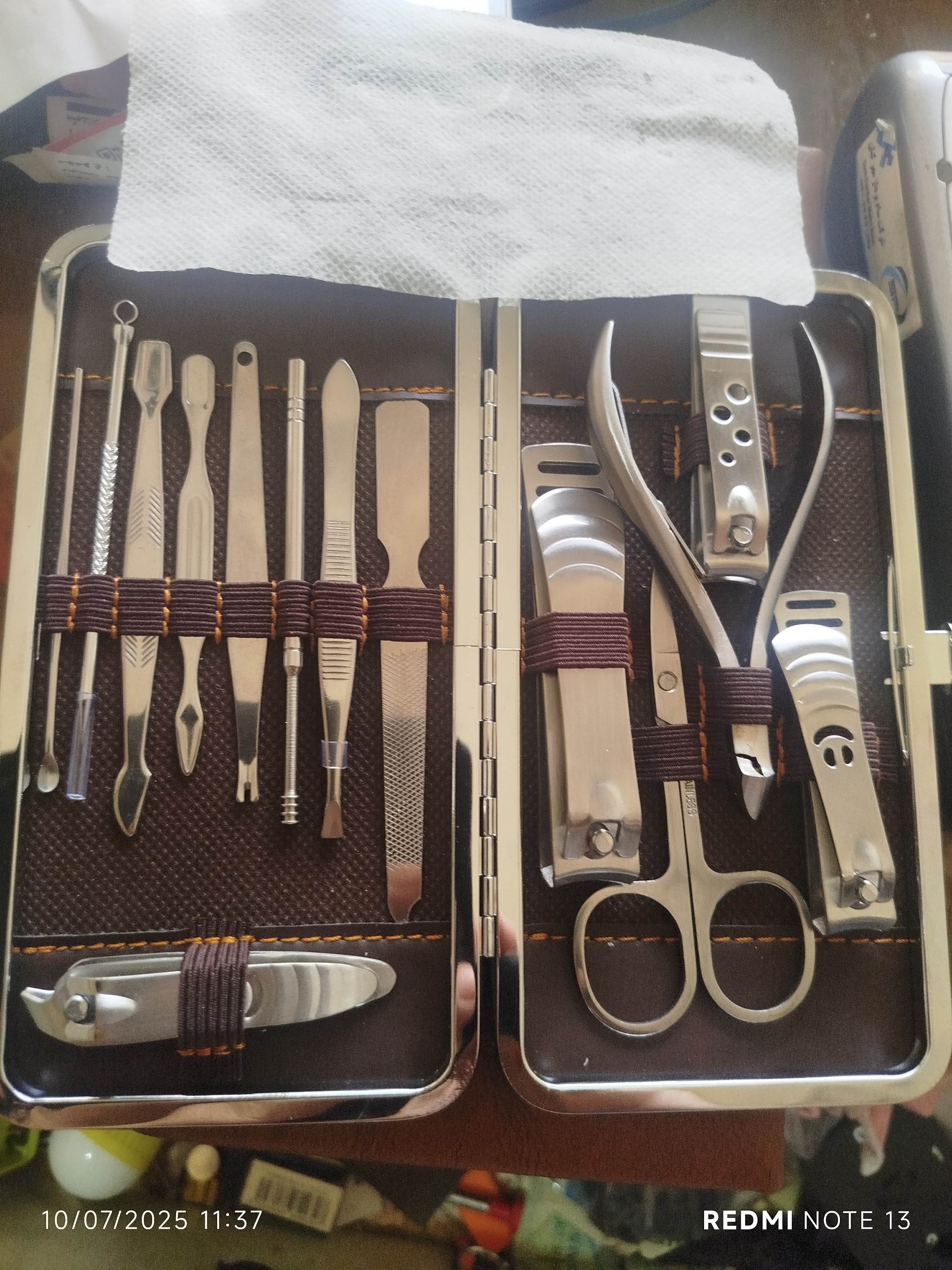 ست 15 تکه مانیکور تیتانیوم