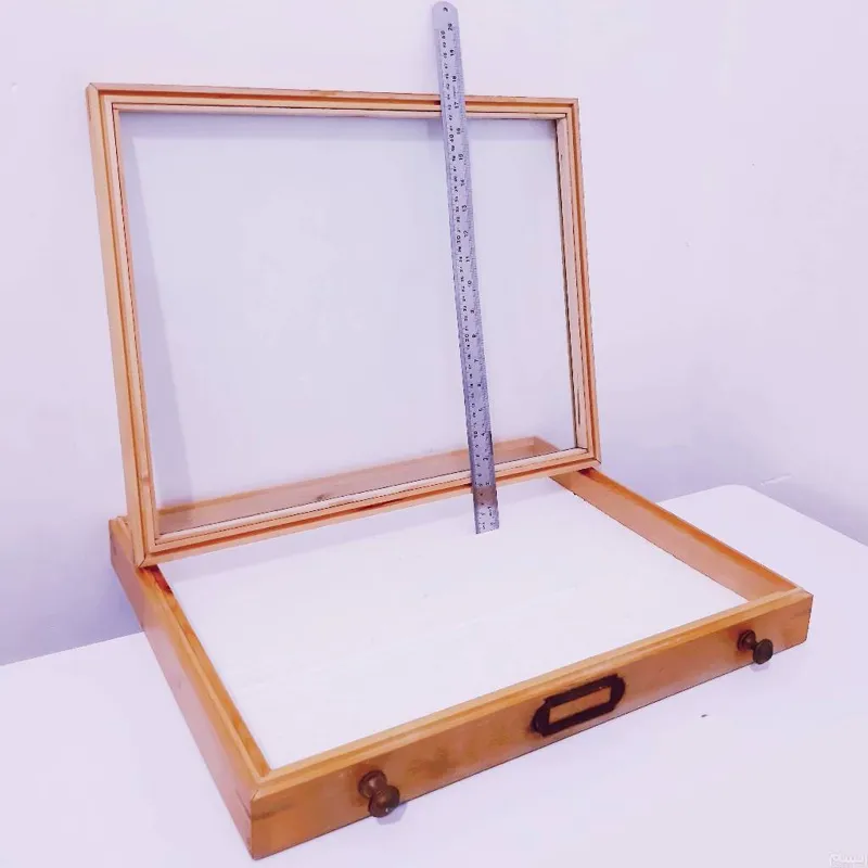 جعبه چوبی مناسب کلکسیون 40x50 ارسال رایگان