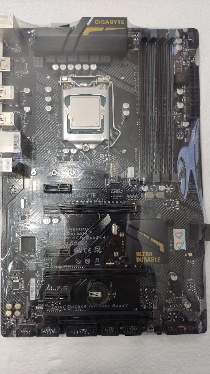 مادربردگیگابایت Z270P-D3 و سی پی یو G4400