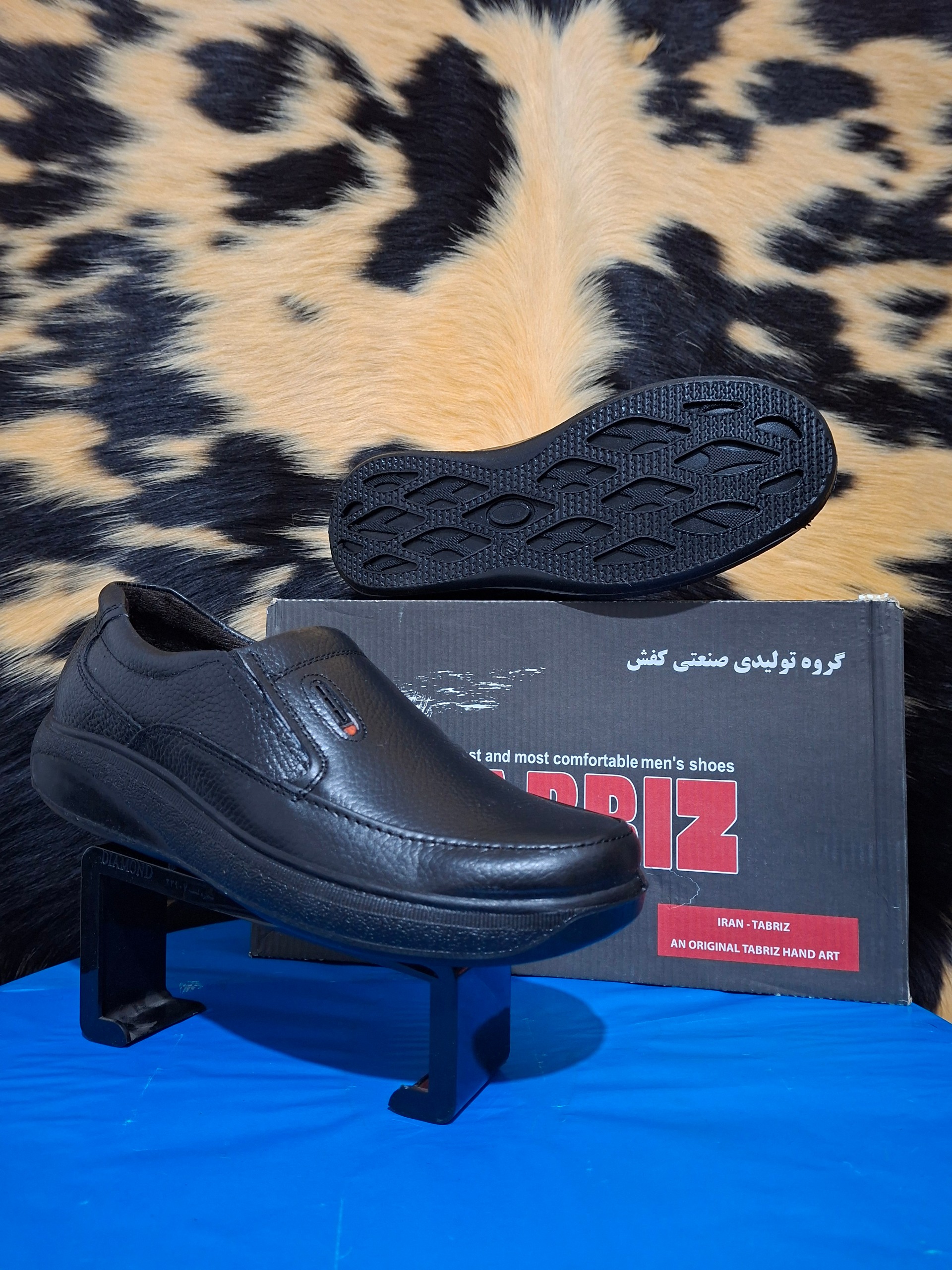 کفش طبی تمام چرم تبریز مدل پرفکت